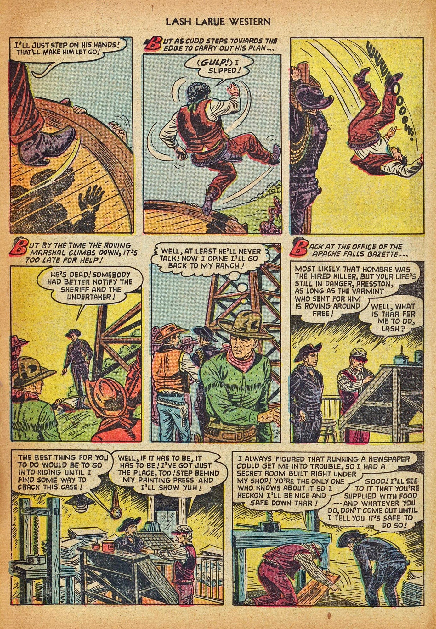 Read online Lash Larue Western (1949) comic -  Issue #42 - 18