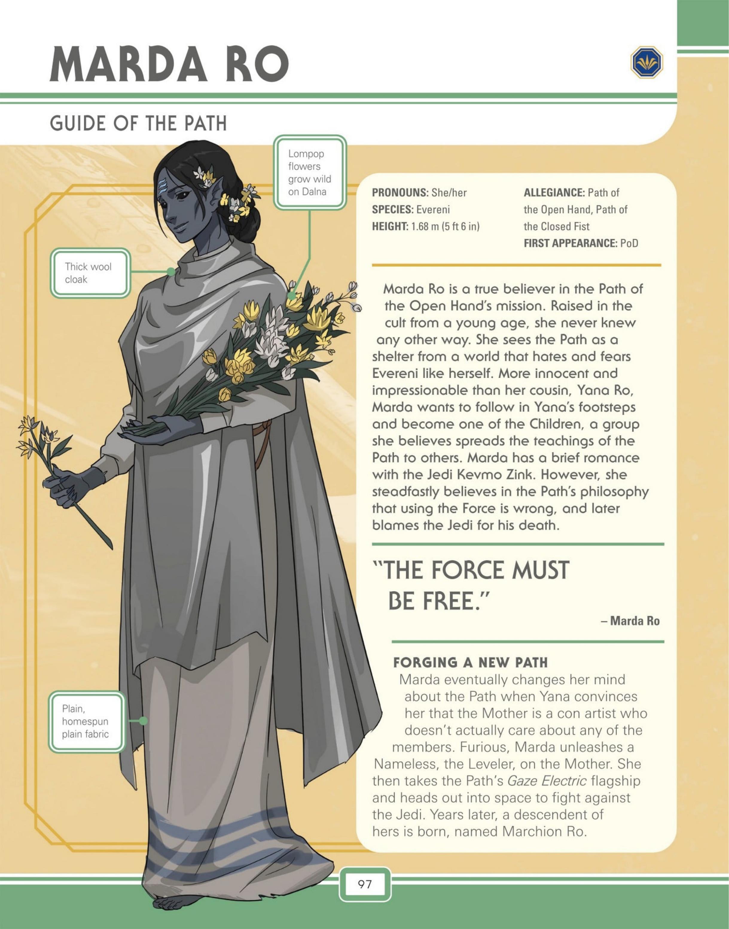 Read online Star Wars: The High Republic Character Encyclopedia comic -  Issue # TPB (Part 1) - 99