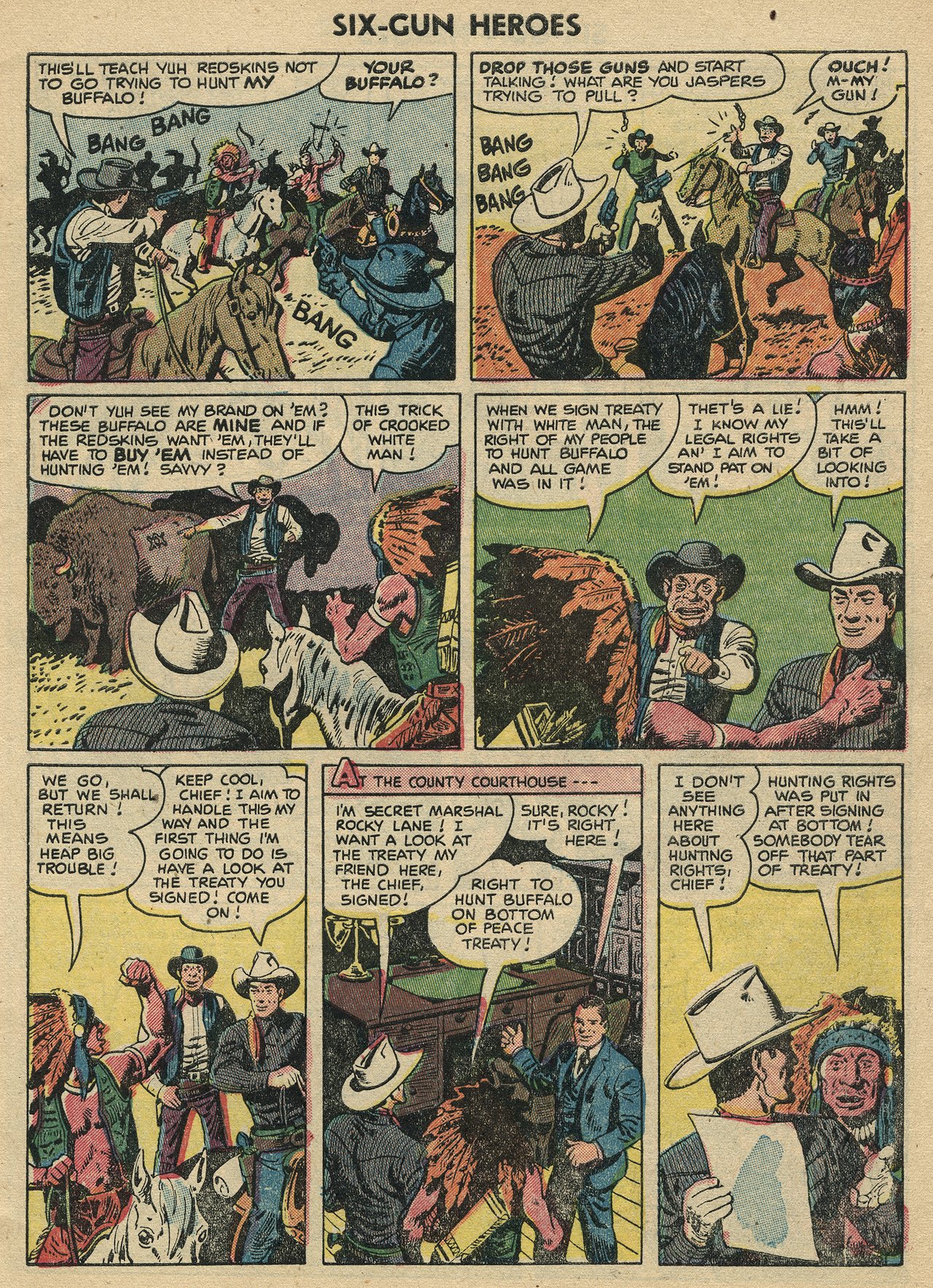 Read online Six-Gun Heroes comic -  Issue #30 - 7