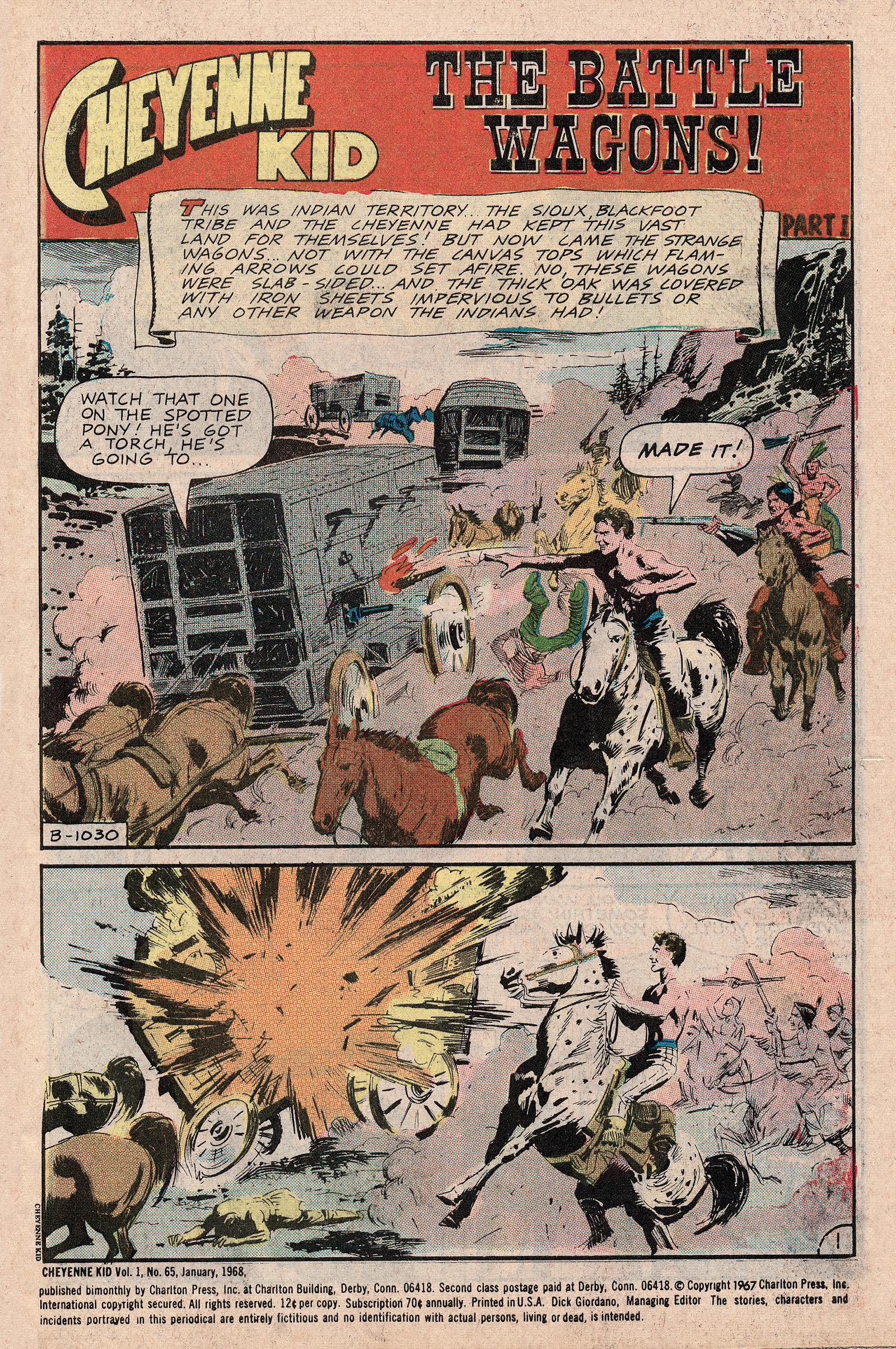 Read online Cheyenne Kid comic -  Issue #65 - 3