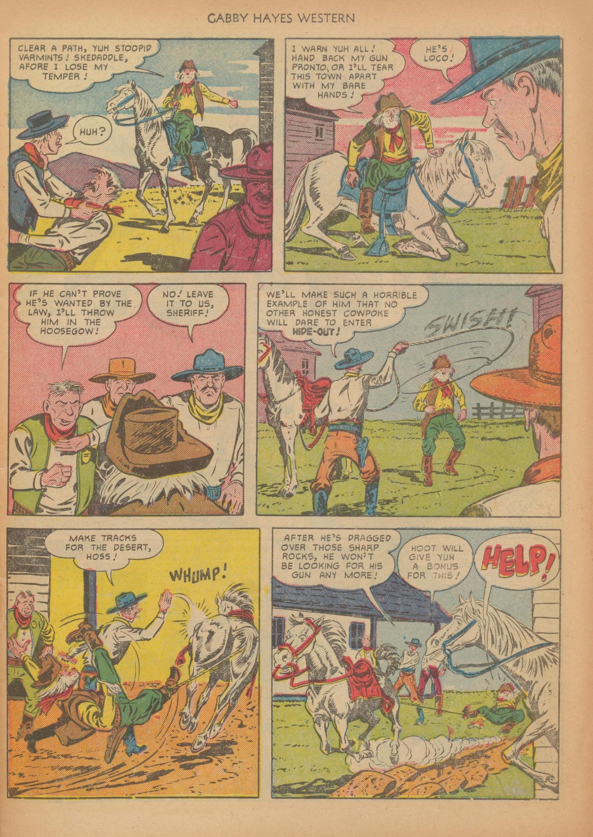 Read online Gabby Hayes Western comic -  Issue #29 - 7