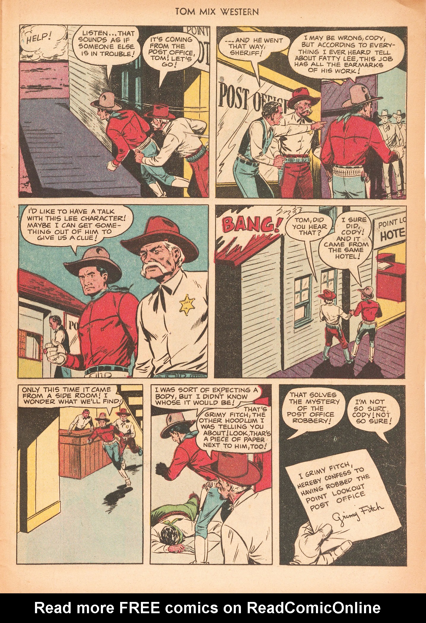 Read online Tom Mix Western (1948) comic -  Issue #25 - 45