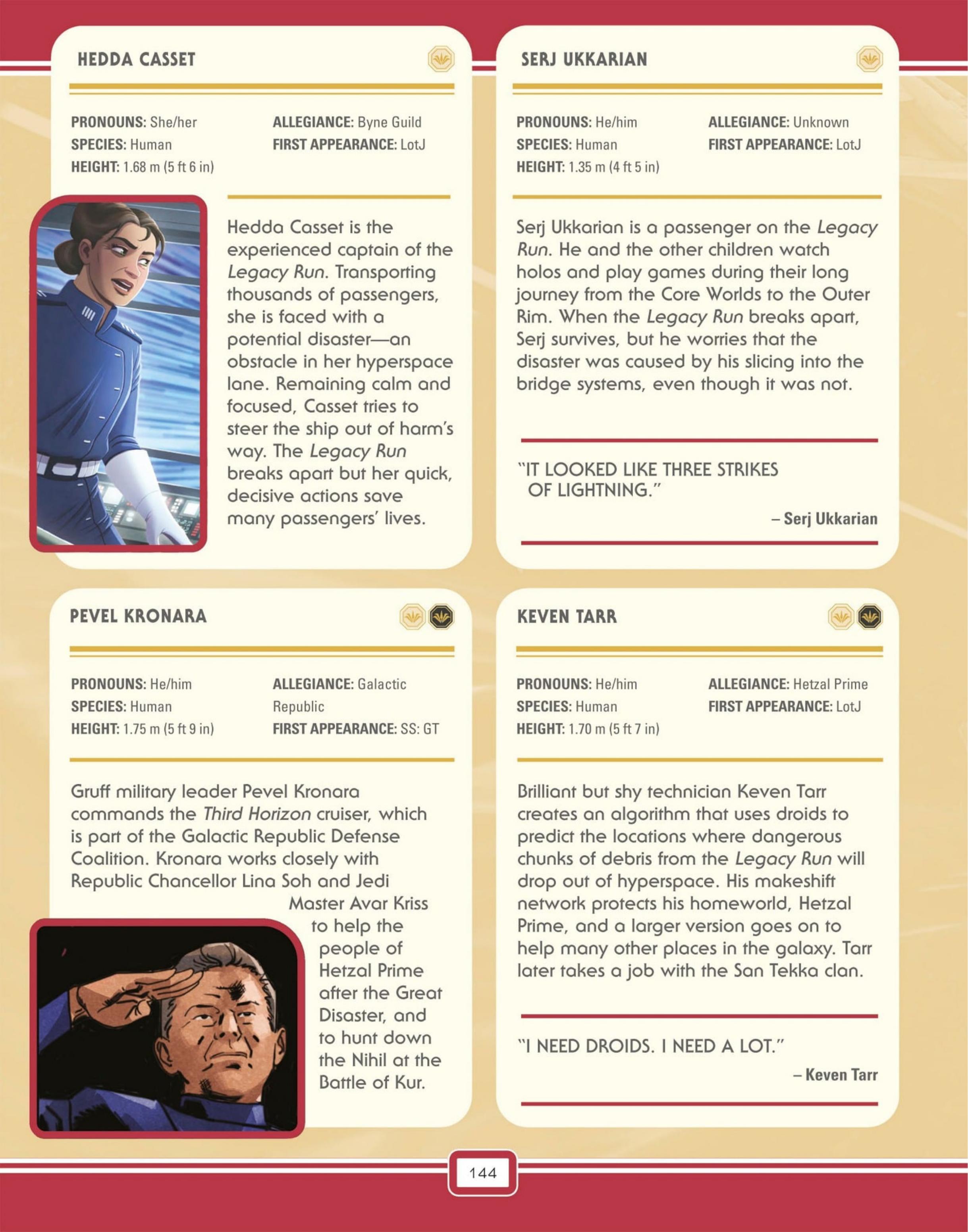 Read online Star Wars: The High Republic Character Encyclopedia comic -  Issue # TPB (Part 2) - 47