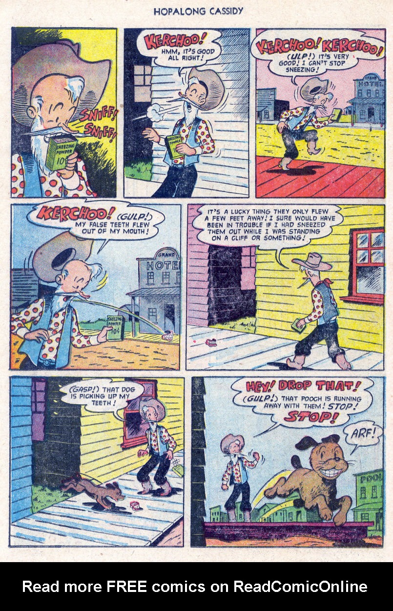 Read online Hopalong Cassidy comic -  Issue #80 - 22
