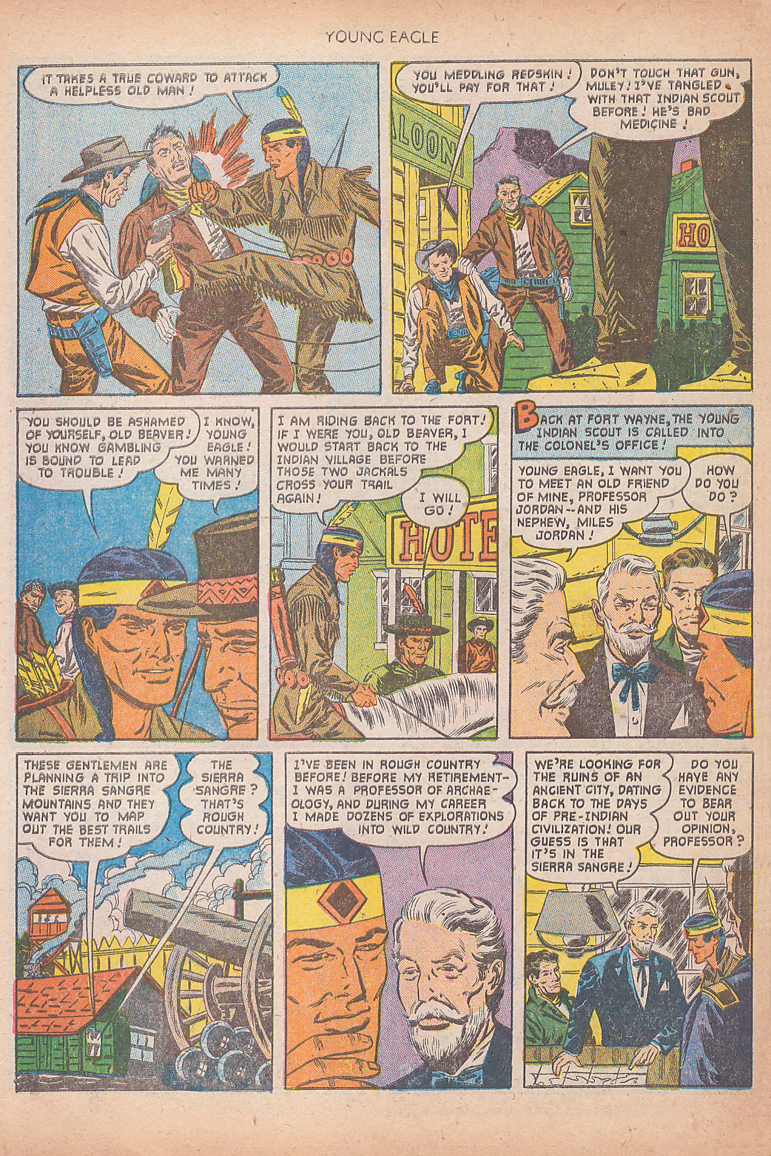 Read online Young Eagle comic -  Issue #7 - 26