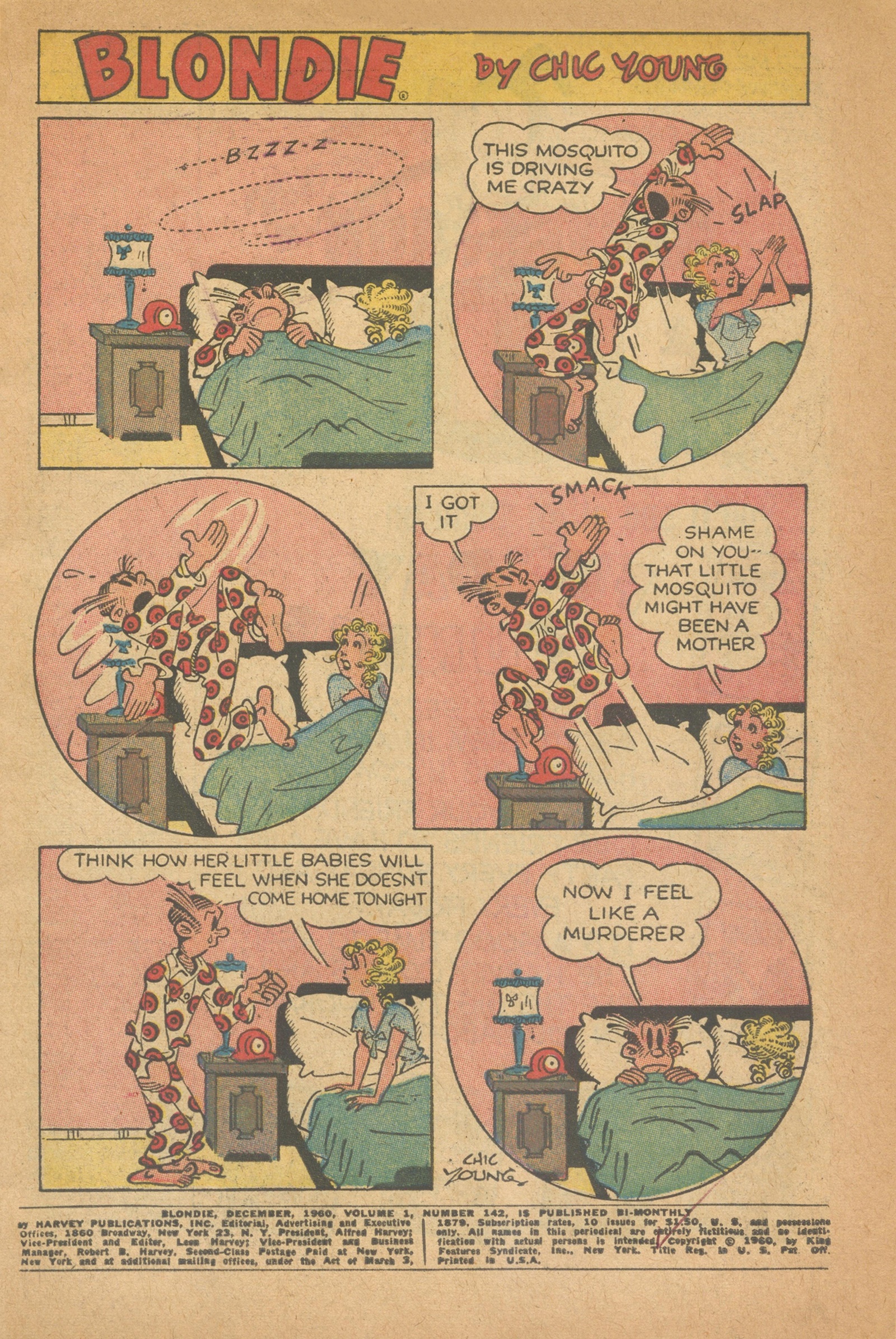 Read online Blondie Comics (1960) comic -  Issue #142 - 3