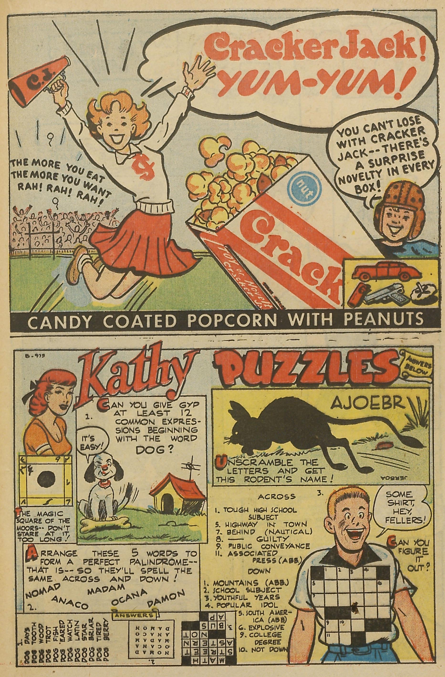 Read online Kathy (1949) comic -  Issue #9 - 21