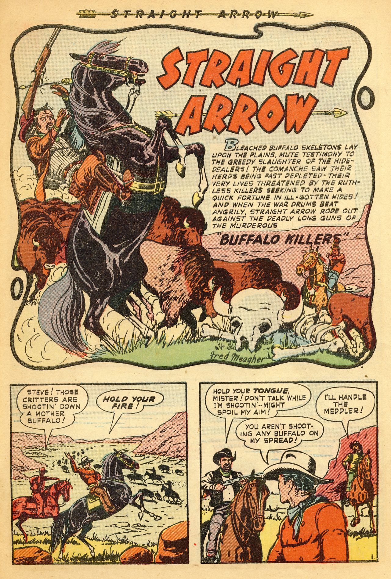 Read online Straight Arrow comic -  Issue #14 - 27
