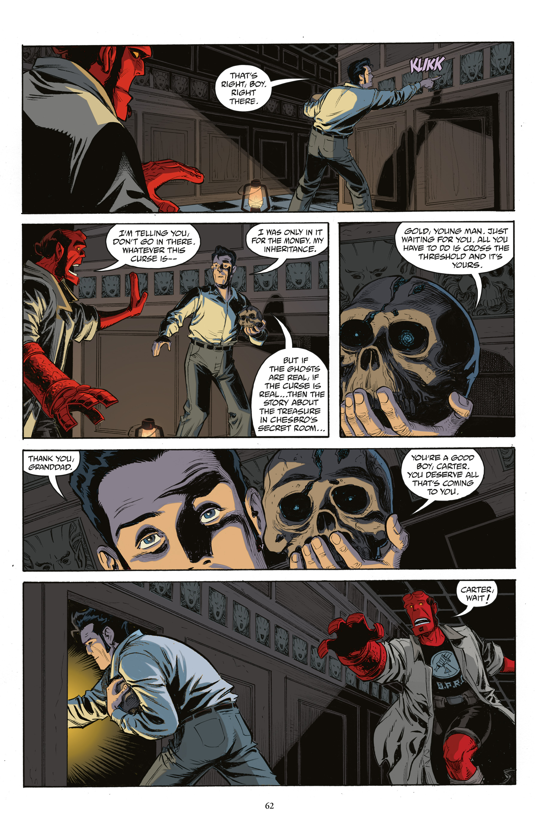 Read online Hellboy and the B.P.R.D.: The Secret of Chesbro House & Others comic -  Issue # TPB (Part 1) - 62