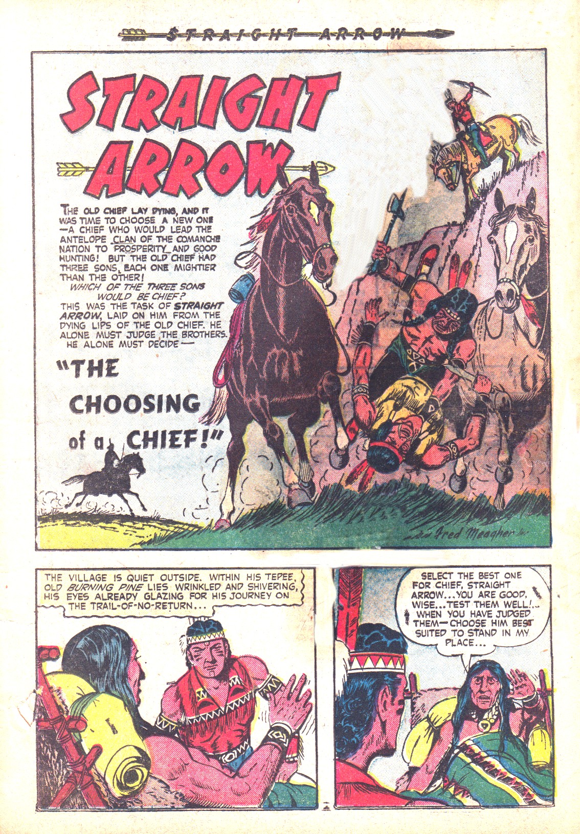 Read online Straight Arrow comic -  Issue #26 - 3