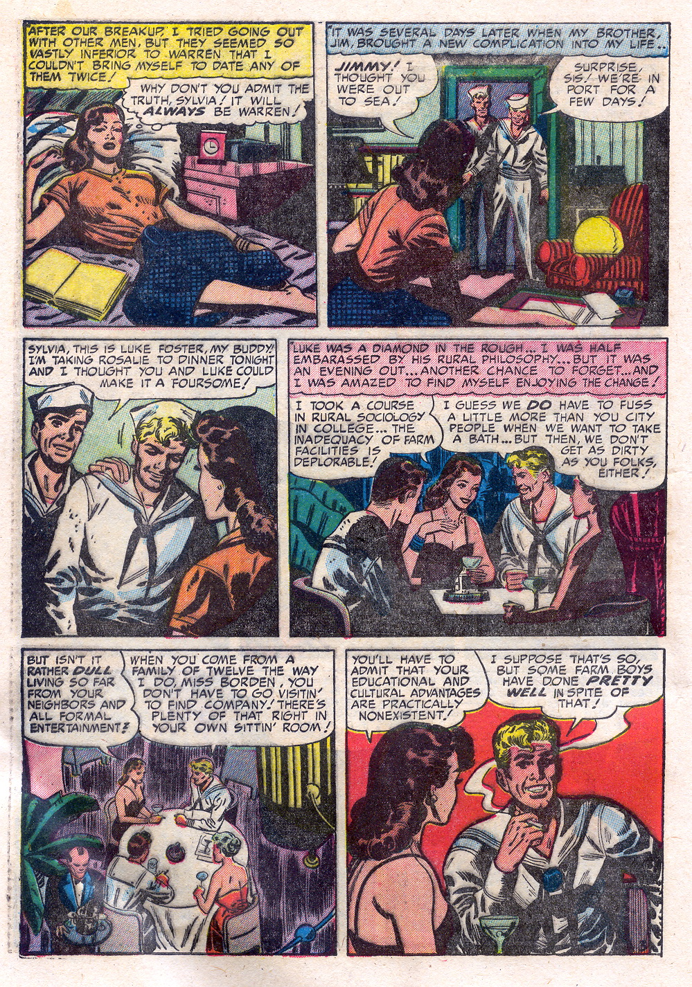 Read online Young Love (1949) comic -  Issue #28 - 16