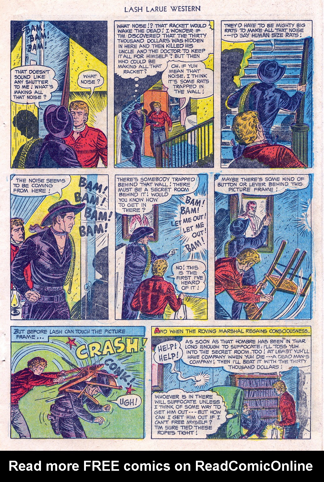 Read online Lash Larue Western (1949) comic -  Issue #45 - 15