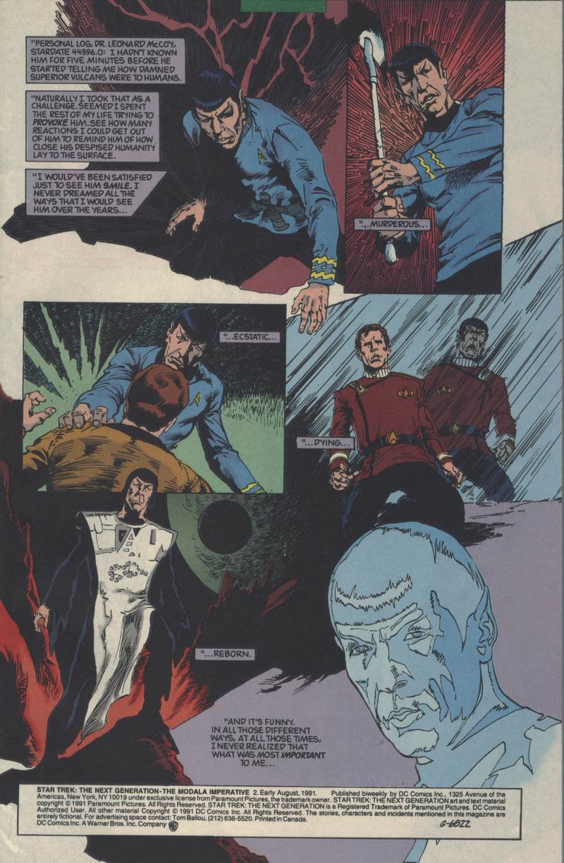 Read online Star Trek: The Next Generation - The Modala Imperative comic -  Issue #2 - 2