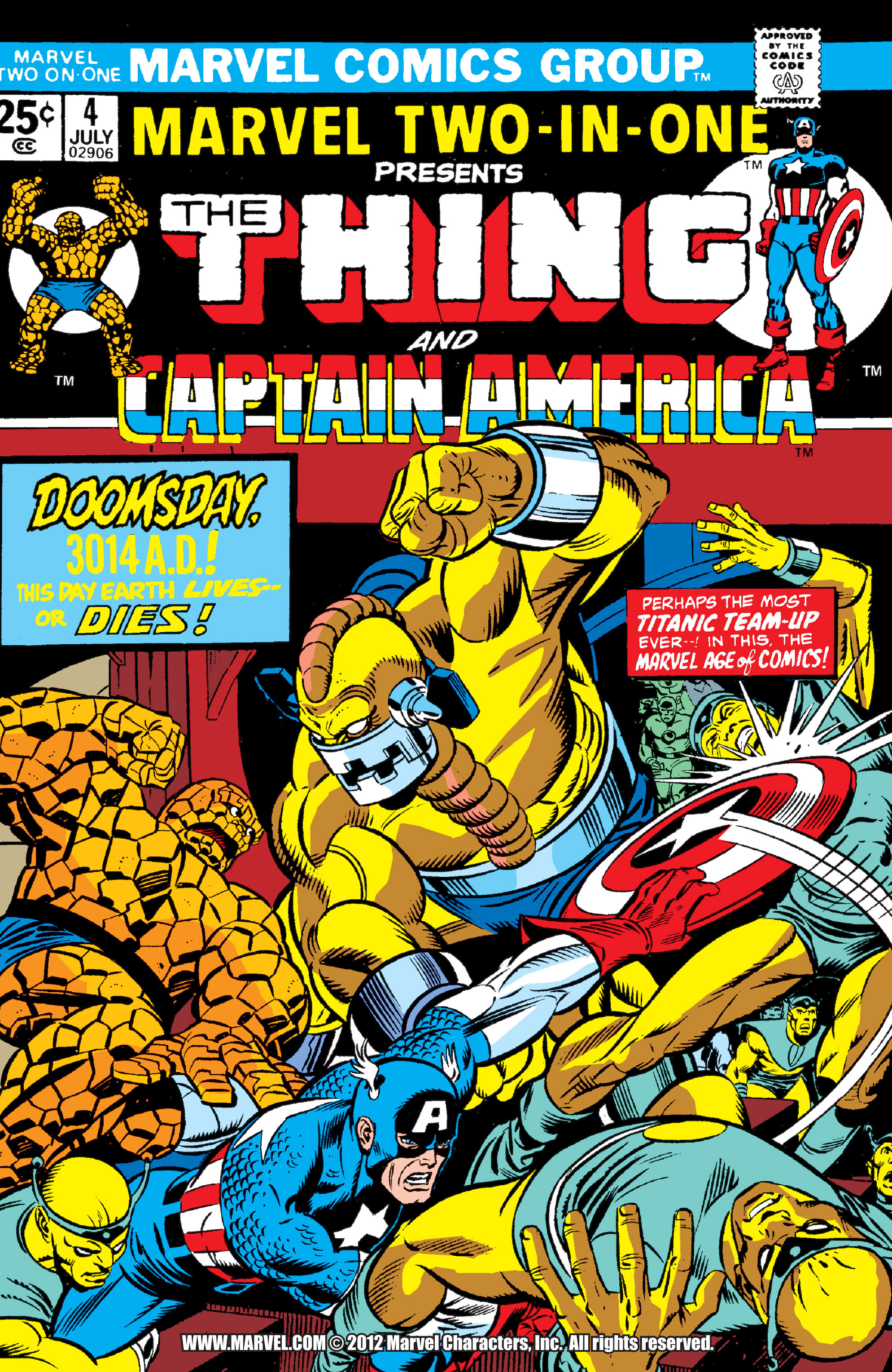 Read online Marvel Two-In-One comic -  Issue #4 - 1