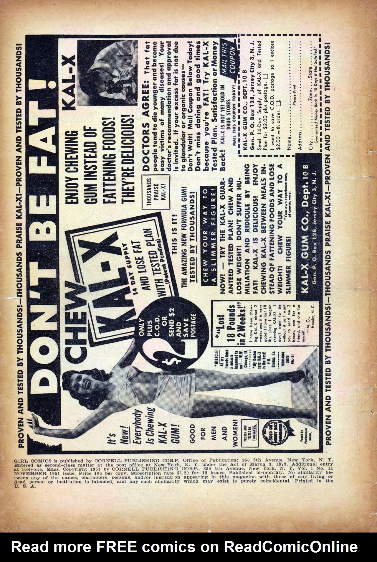 Read online Girl Comics (1949) comic -  Issue #11 - 2