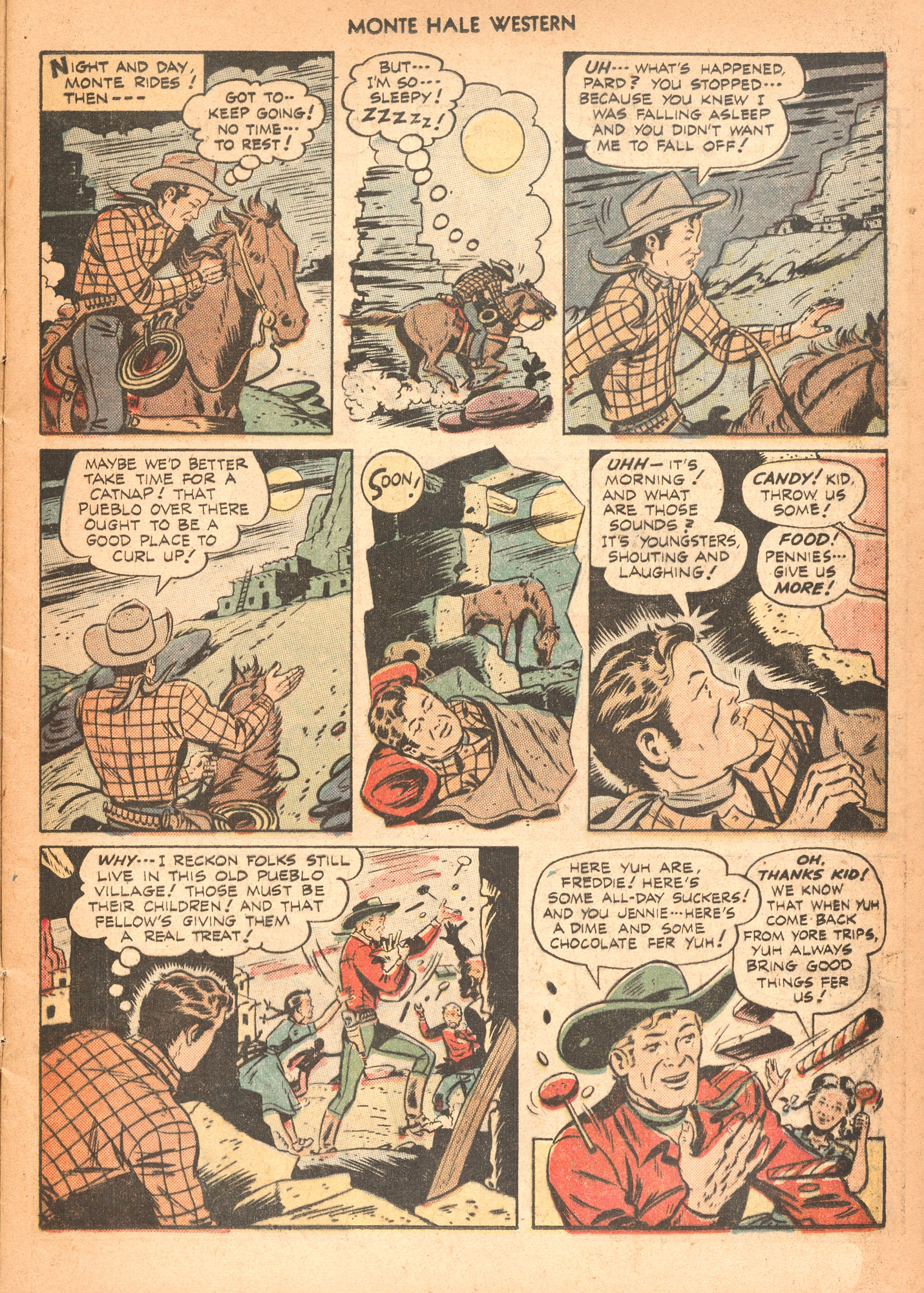 Read online Monte Hale Western comic -  Issue #37 - 7
