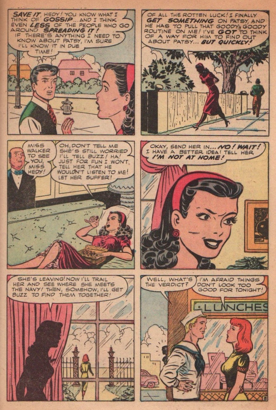 Read online Patsy Walker comic -  Issue #47 - 45