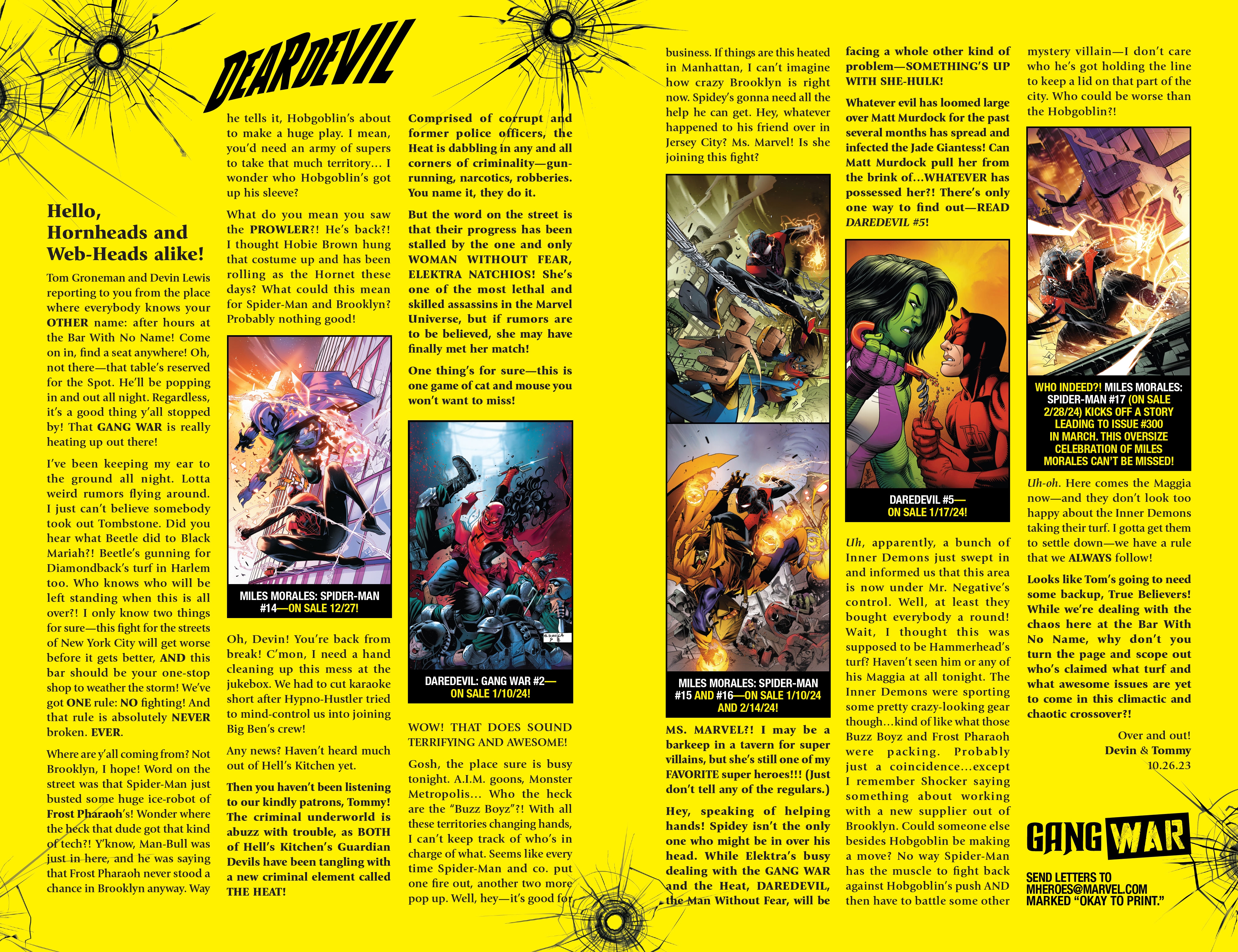 Read online Daredevil: Gang War comic -  Issue #1 - 32