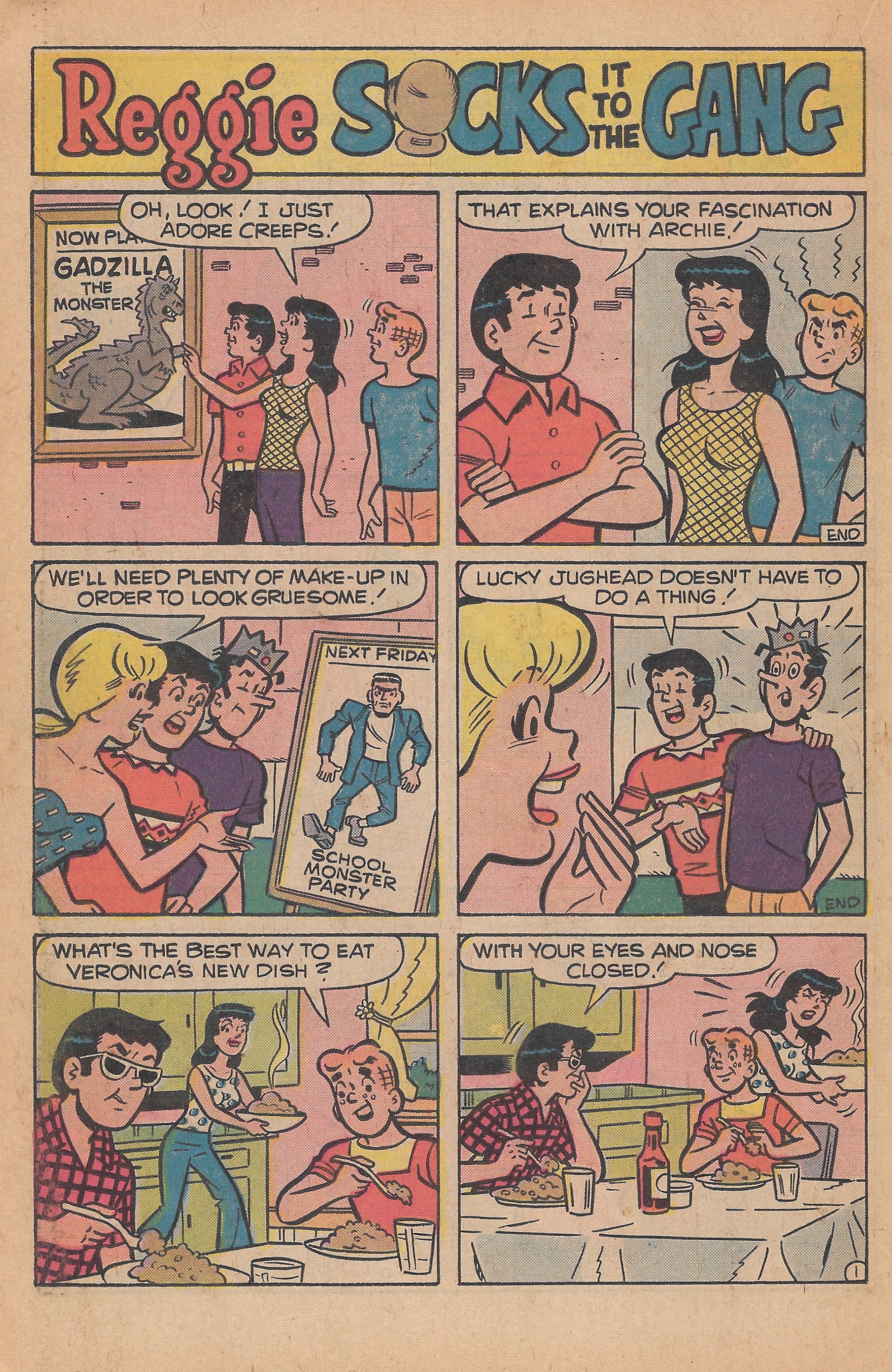 Read online Reggie's Wise Guy Jokes comic -  Issue #43 - 22