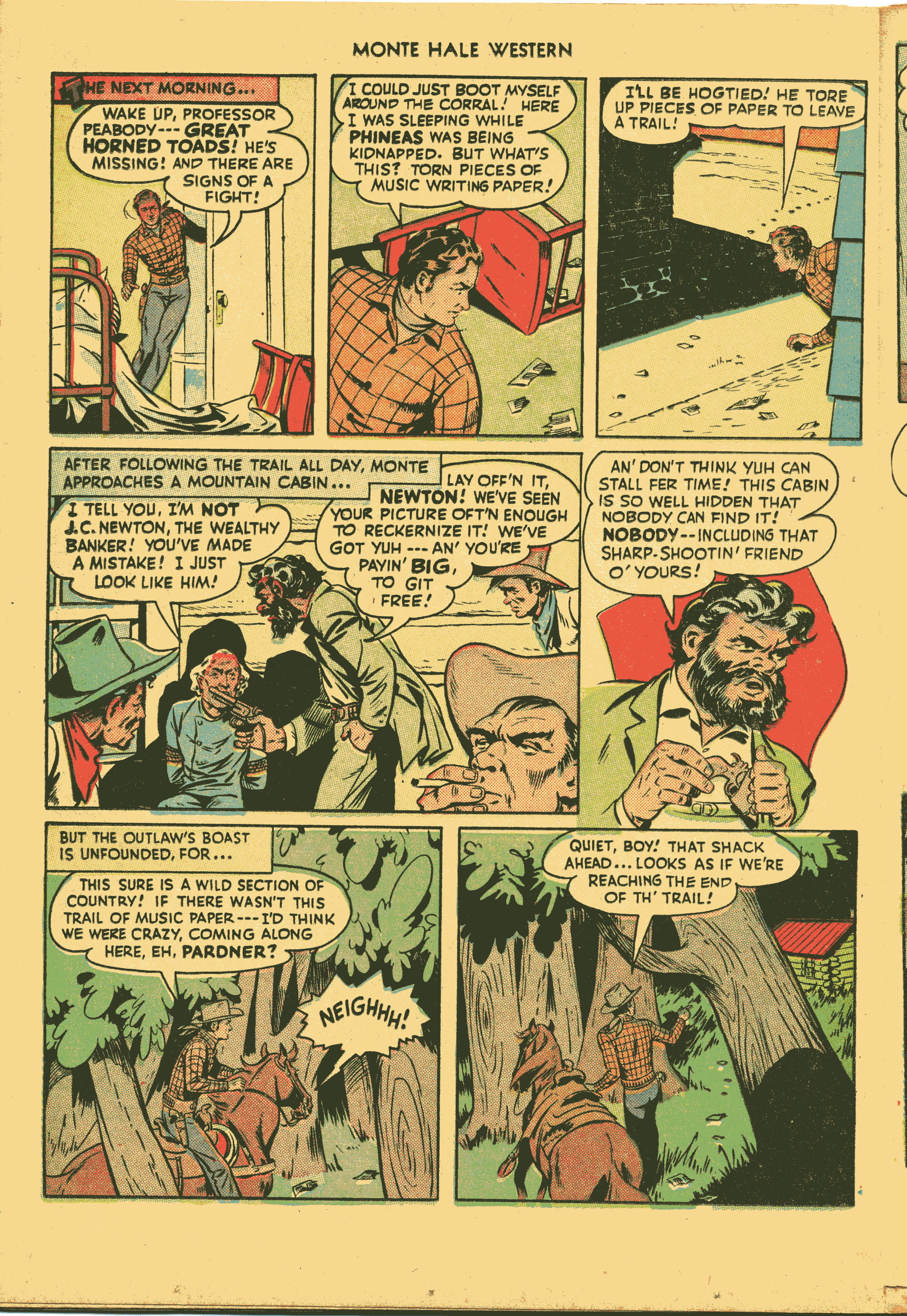 Read online Monte Hale Western comic -  Issue #31 - 30