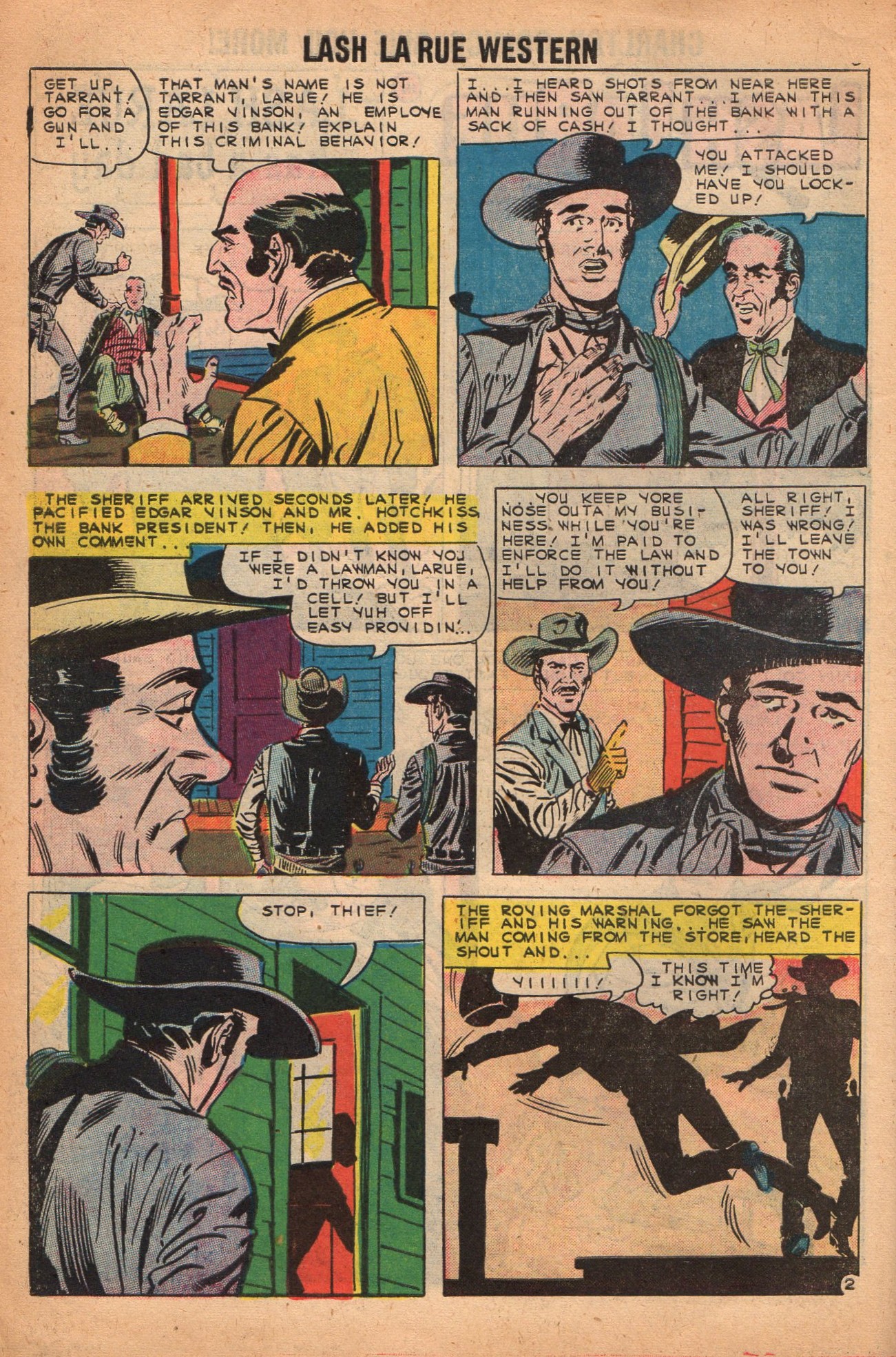 Read online Lash Larue Western (1949) comic -  Issue #81 - 10