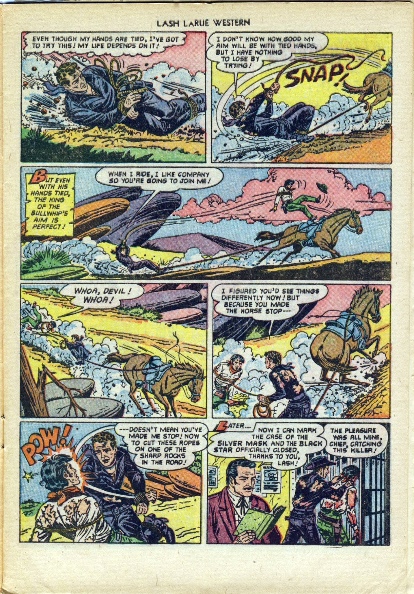 Read online Lash Larue Western (1949) comic -  Issue #29 - 9