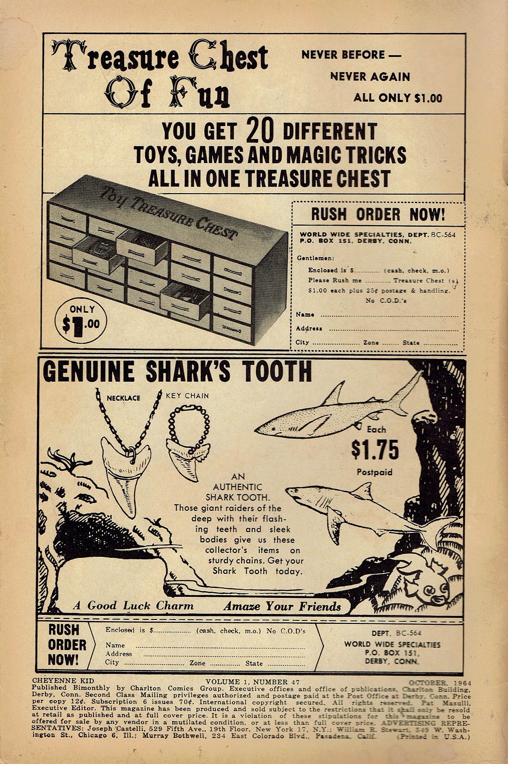 Read online Cheyenne Kid comic -  Issue #47 - 2