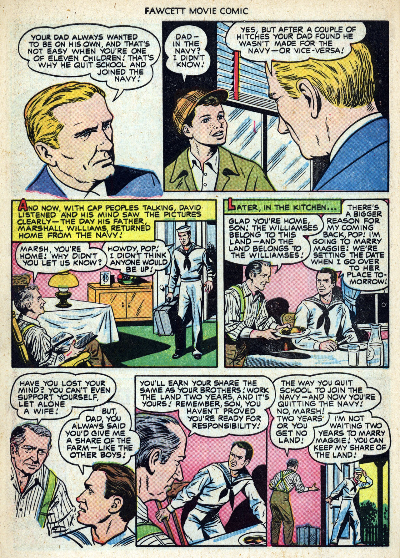 Read online Fawcett Movie Comic comic -  Issue #19 - 8