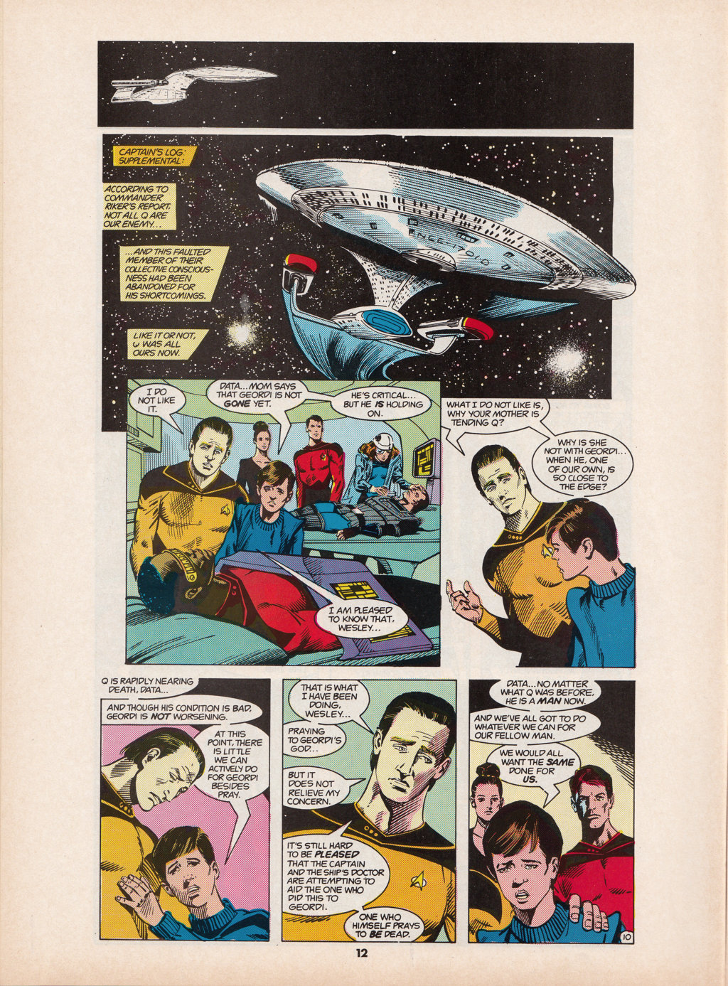 Read online Star Trek The Next Generation (1990) comic -  Issue #6 - 12