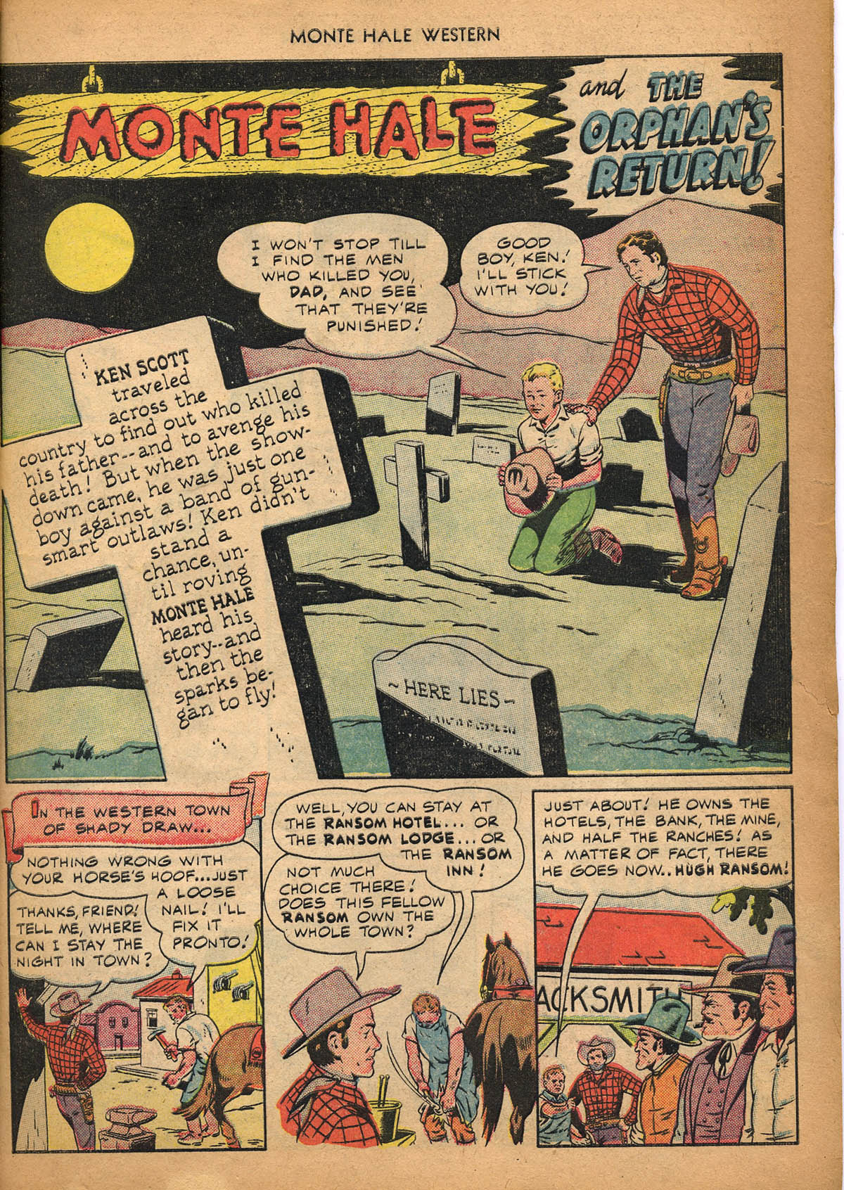 Read online Monte Hale Western comic -  Issue #44 - 20