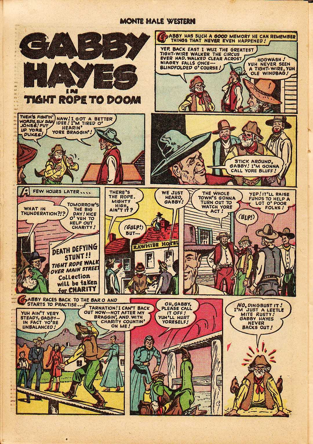 Read online Monte Hale Western comic -  Issue #38 - 35