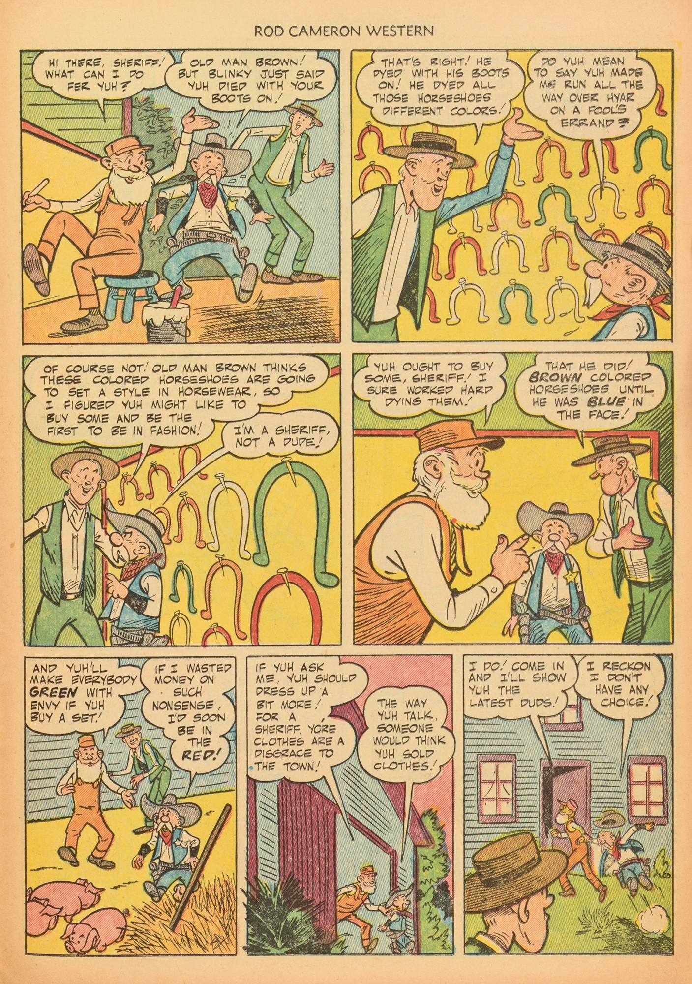 Read online Rod Cameron Western comic -  Issue #14 - 23