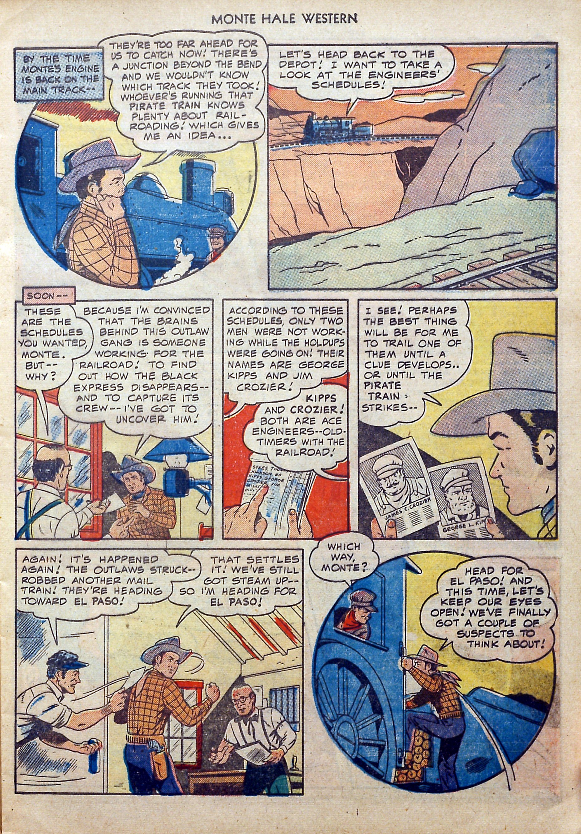 Read online Monte Hale Western comic -  Issue #40 - 19