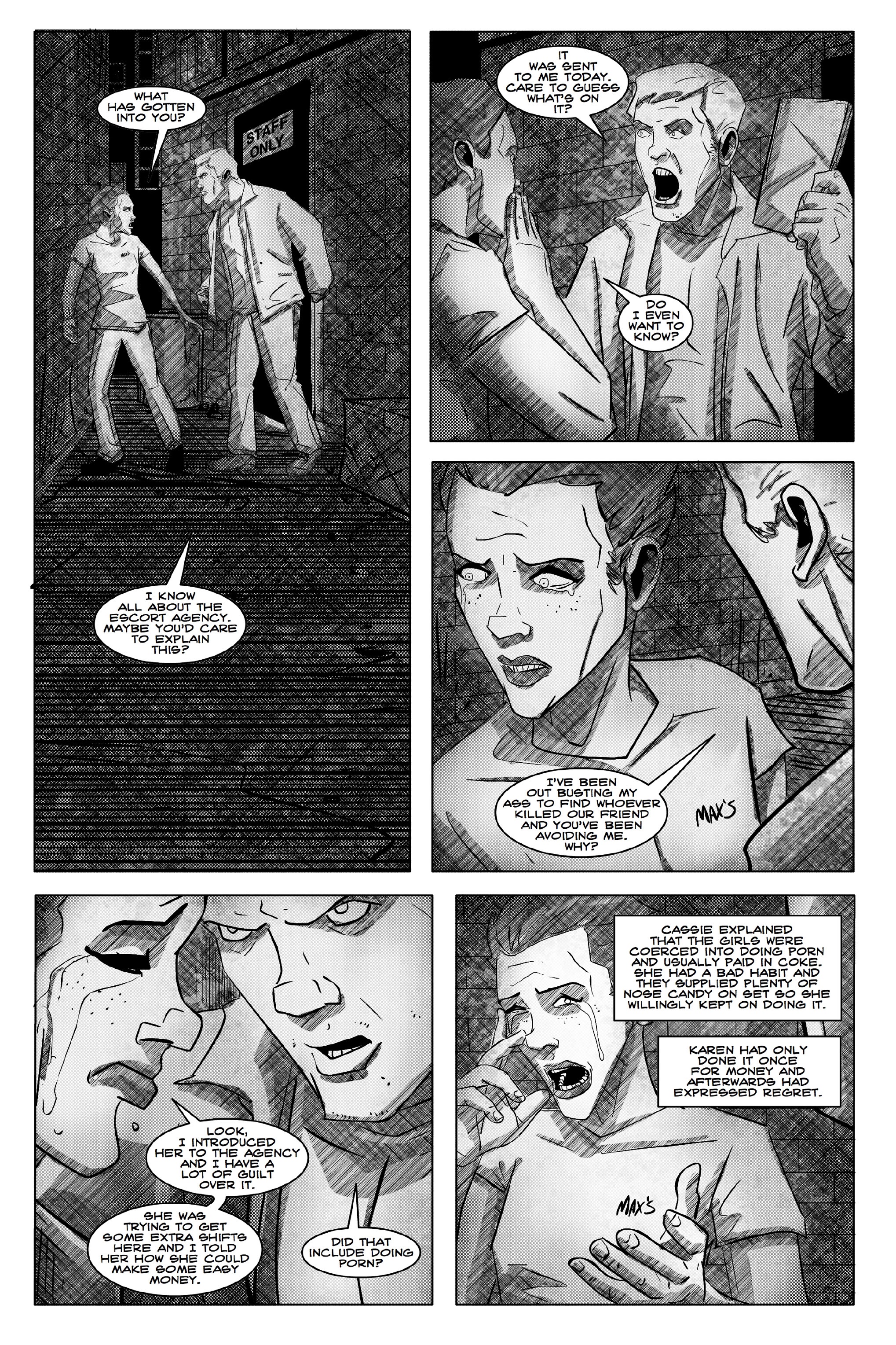 Read online Two Redheads & A Dead Blonde comic -  Issue #4 - 6