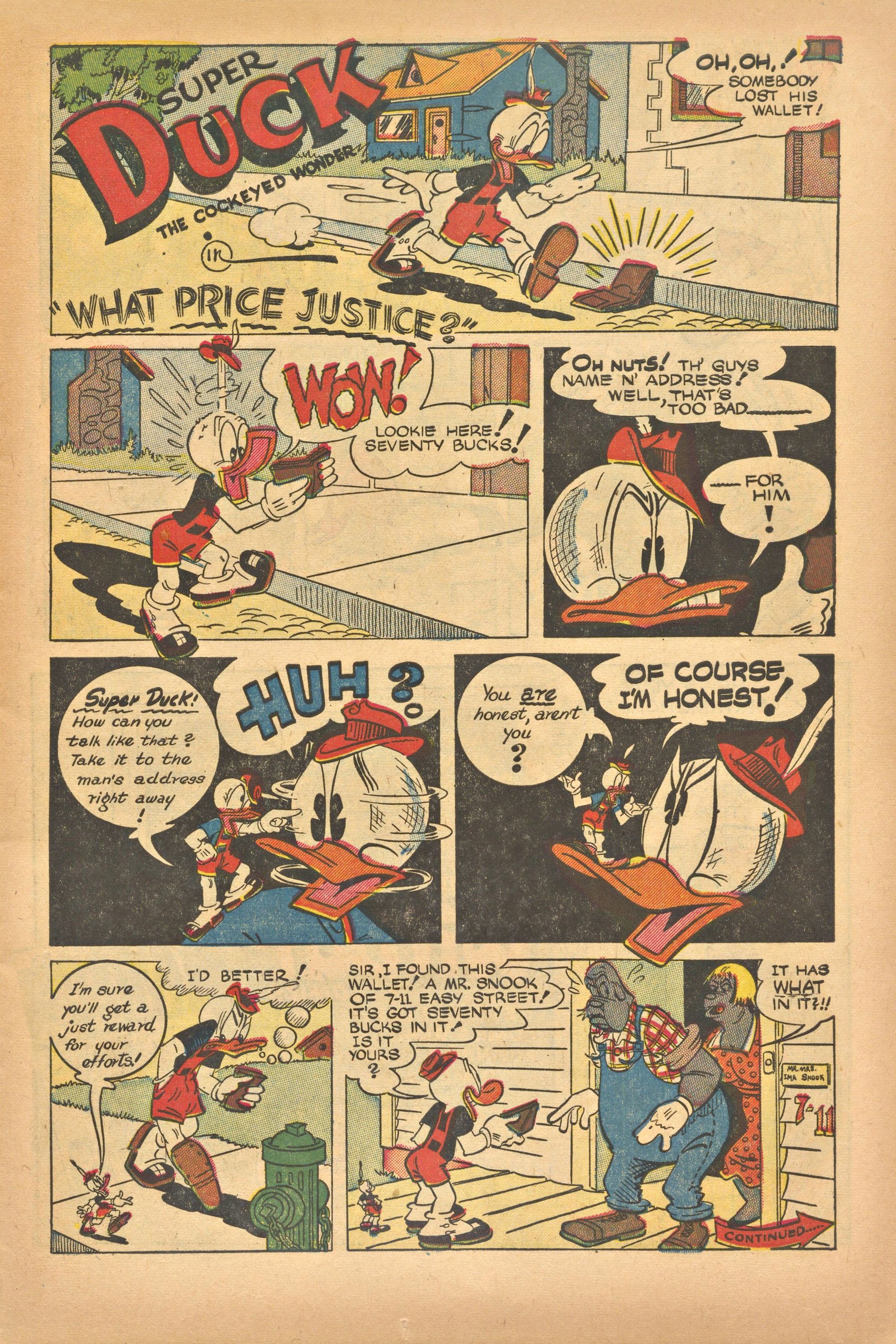 Read online Super Duck Comics comic -  Issue #55 - 7