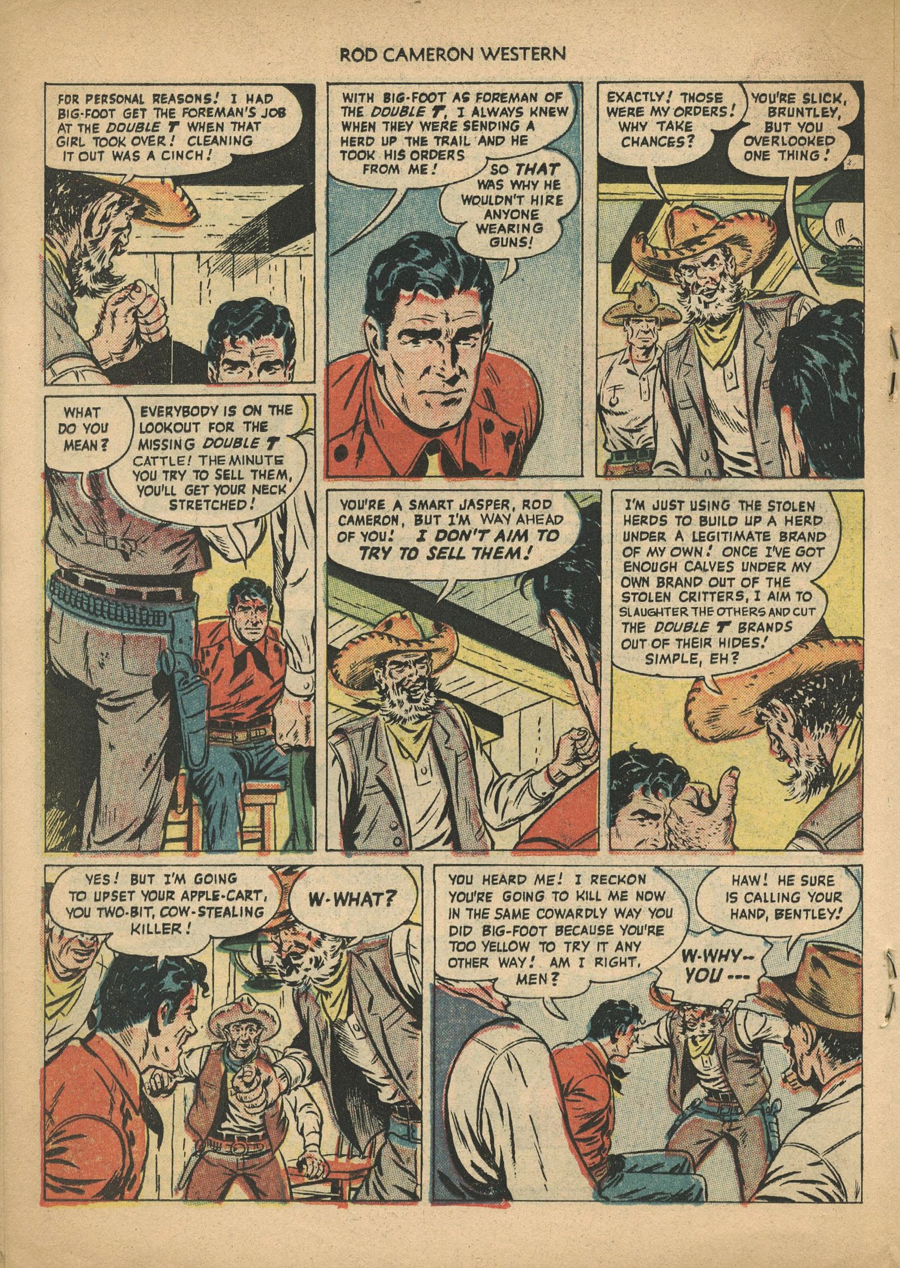 Read online Rod Cameron Western comic -  Issue #1 - 18