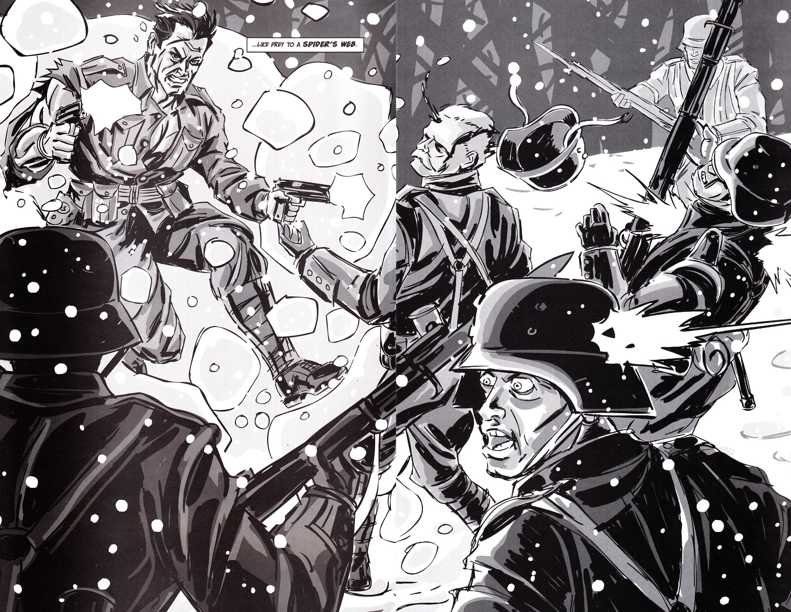 Read online Return of the Monsters: The Spider vs Werewolf comic -  Issue # Full - 4