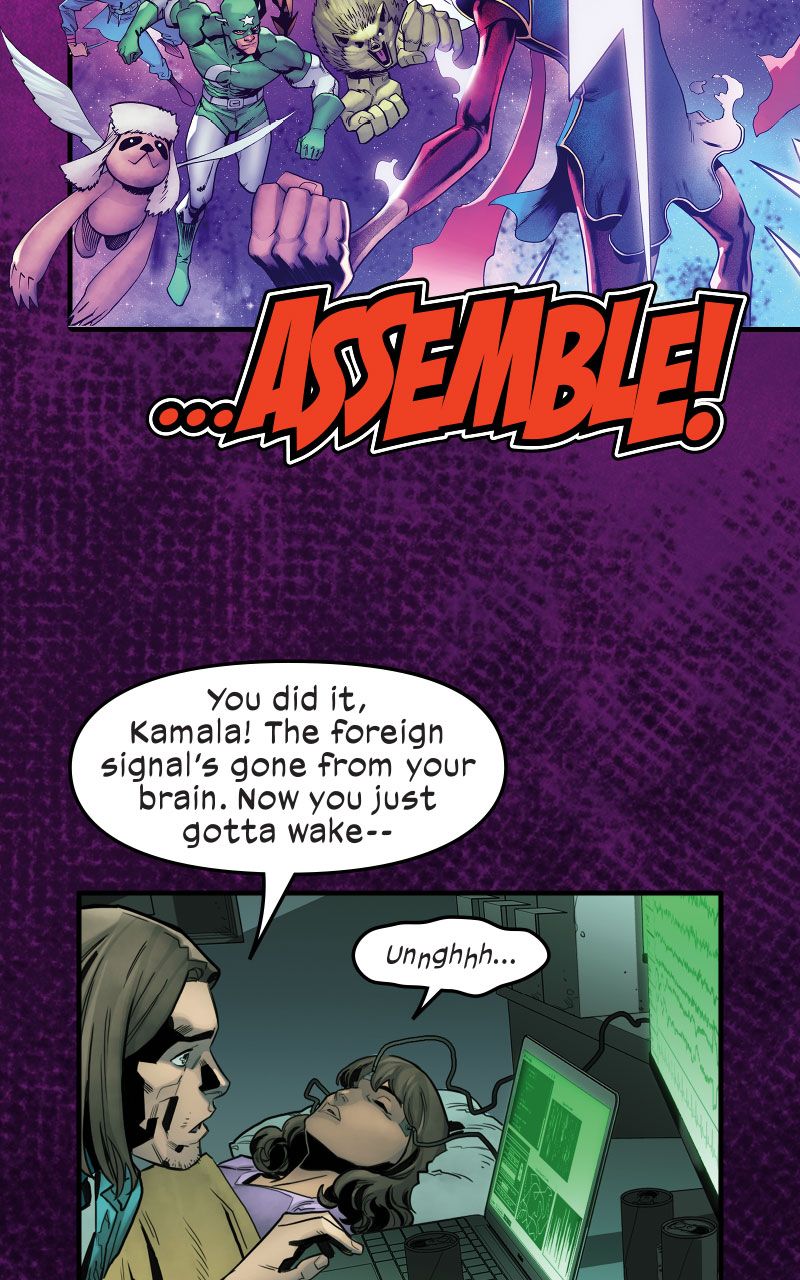 Read online Ms. Marvel: The New Mutant Infinity Comics comic -  Issue #3 - 94