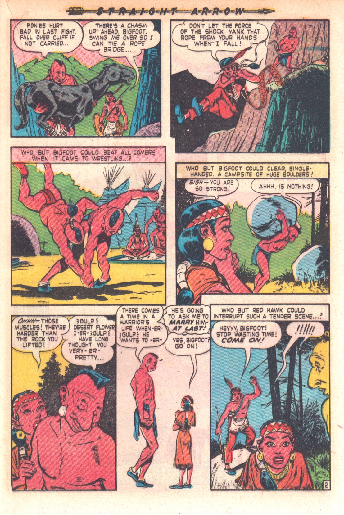 Read online Straight Arrow comic -  Issue #17 - 19