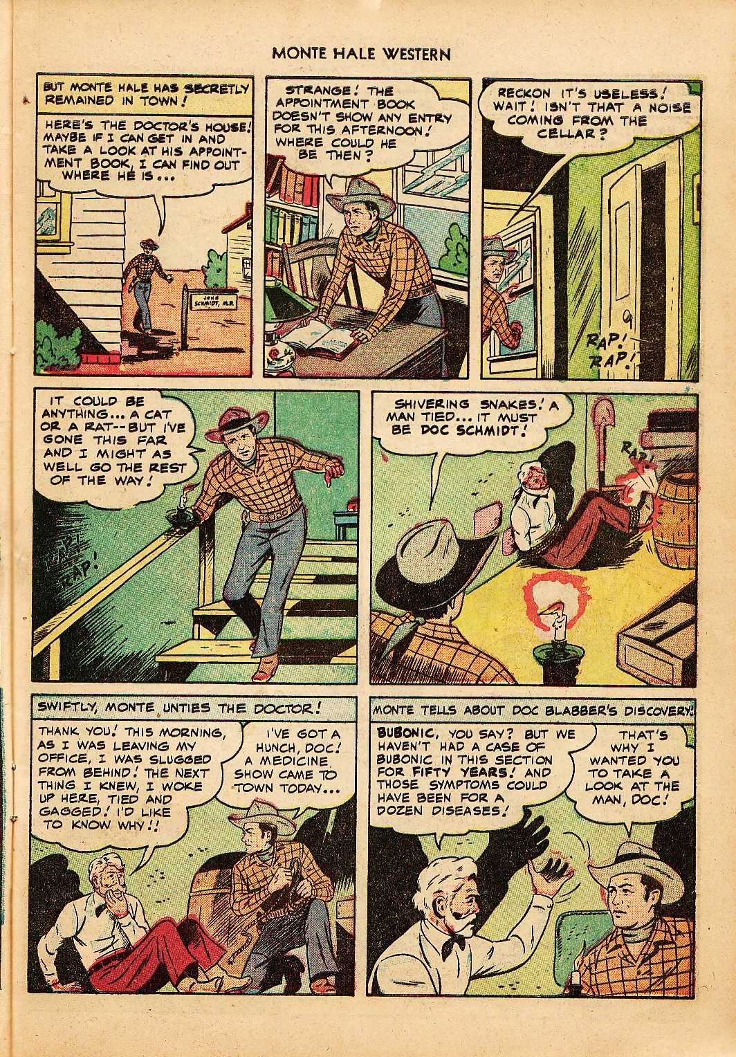 Read online Monte Hale Western comic -  Issue #38 - 18