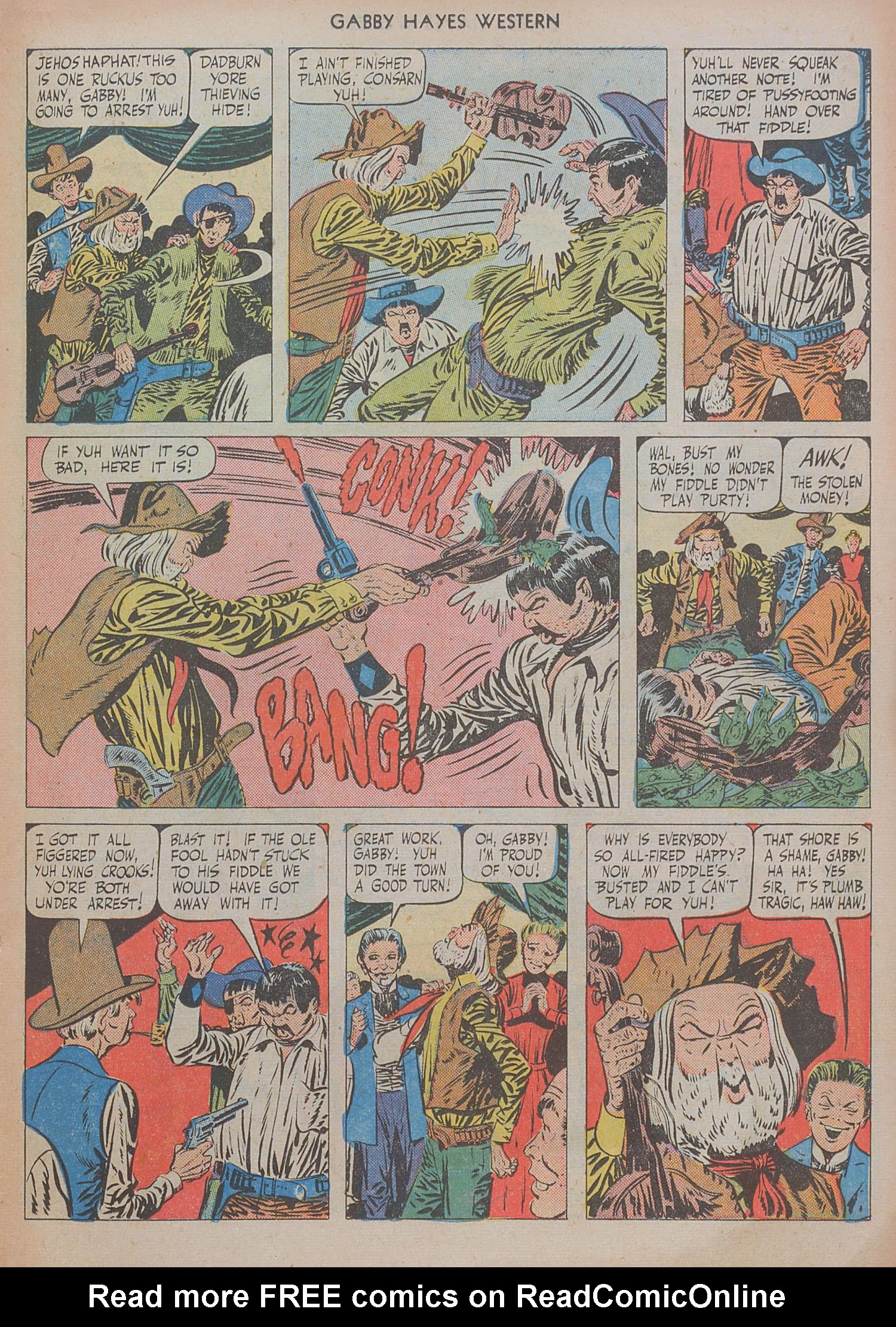 Read online Gabby Hayes Western comic -  Issue #20 - 25