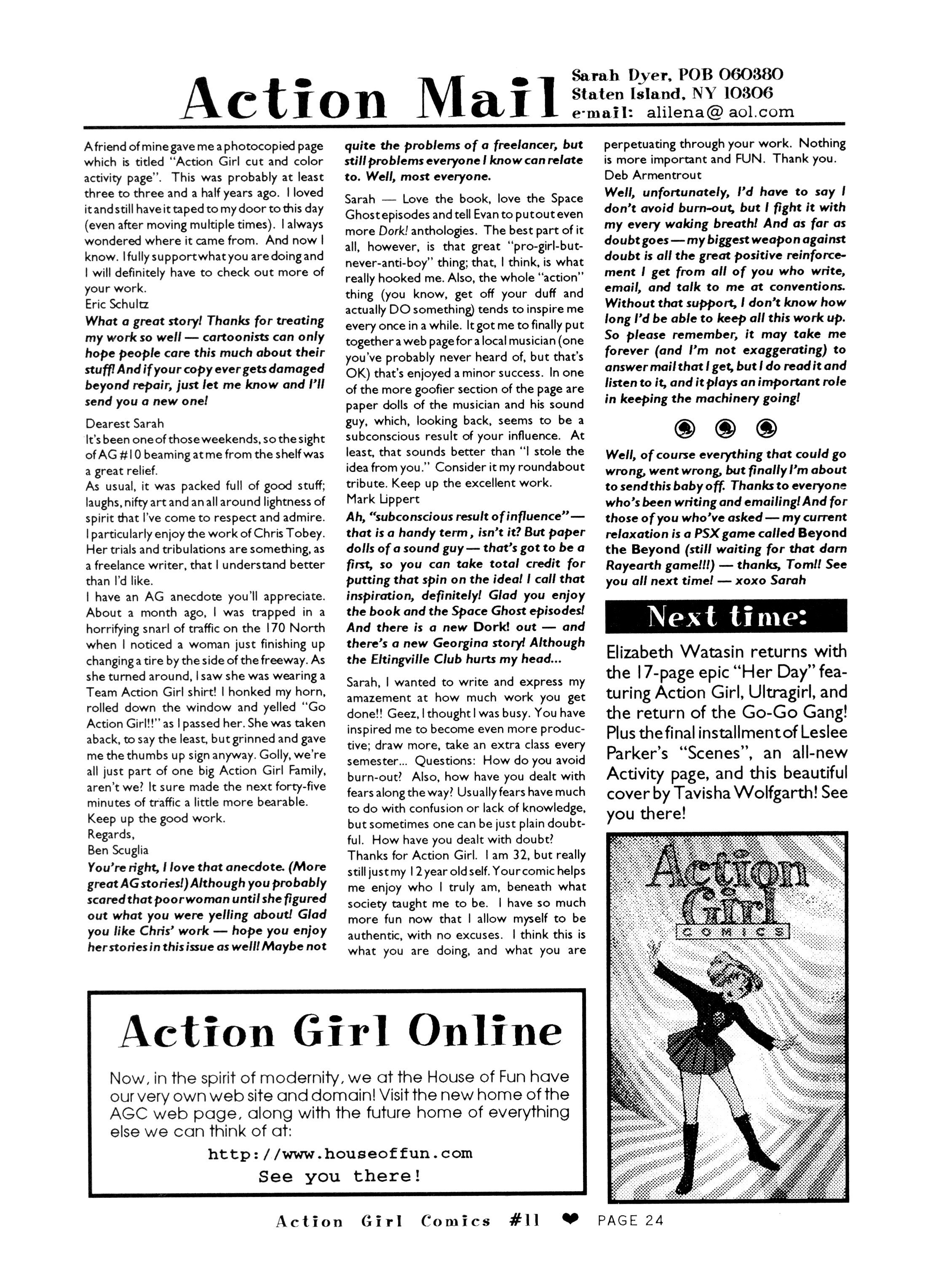 Read online Action Girl Comics comic -  Issue #11 - 26