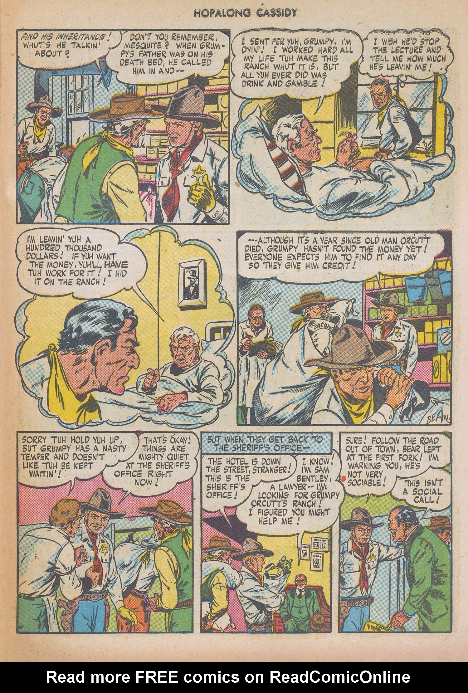 Read online Hopalong Cassidy comic -  Issue #7 - 43