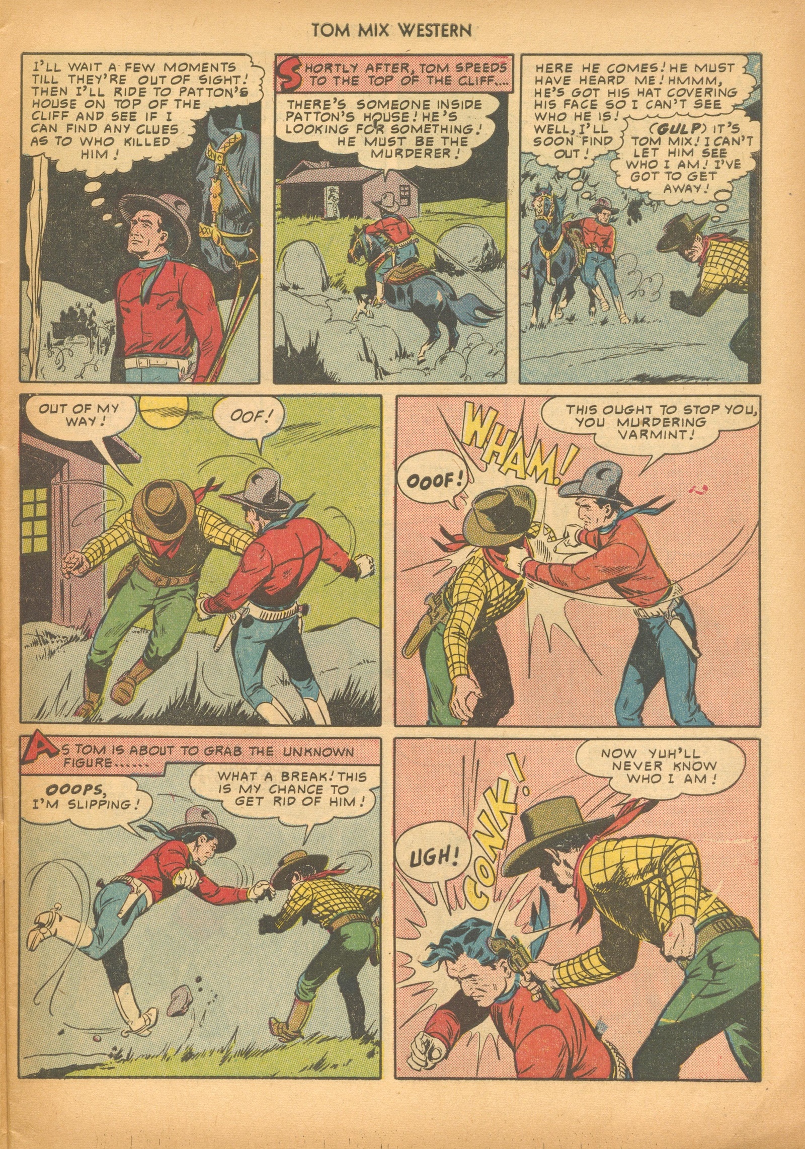Read online Tom Mix Western (1948) comic -  Issue #33 - 7