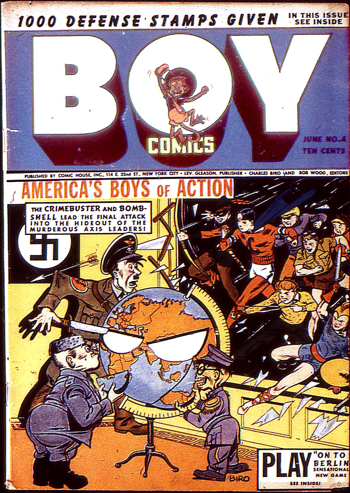 Read online Boy Comics comic -  Issue #4 - 1