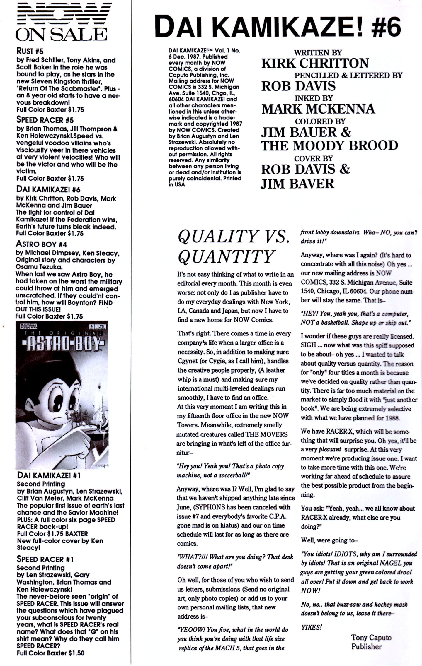 Read online Dai Kamikaze! comic -  Issue #6 - 2