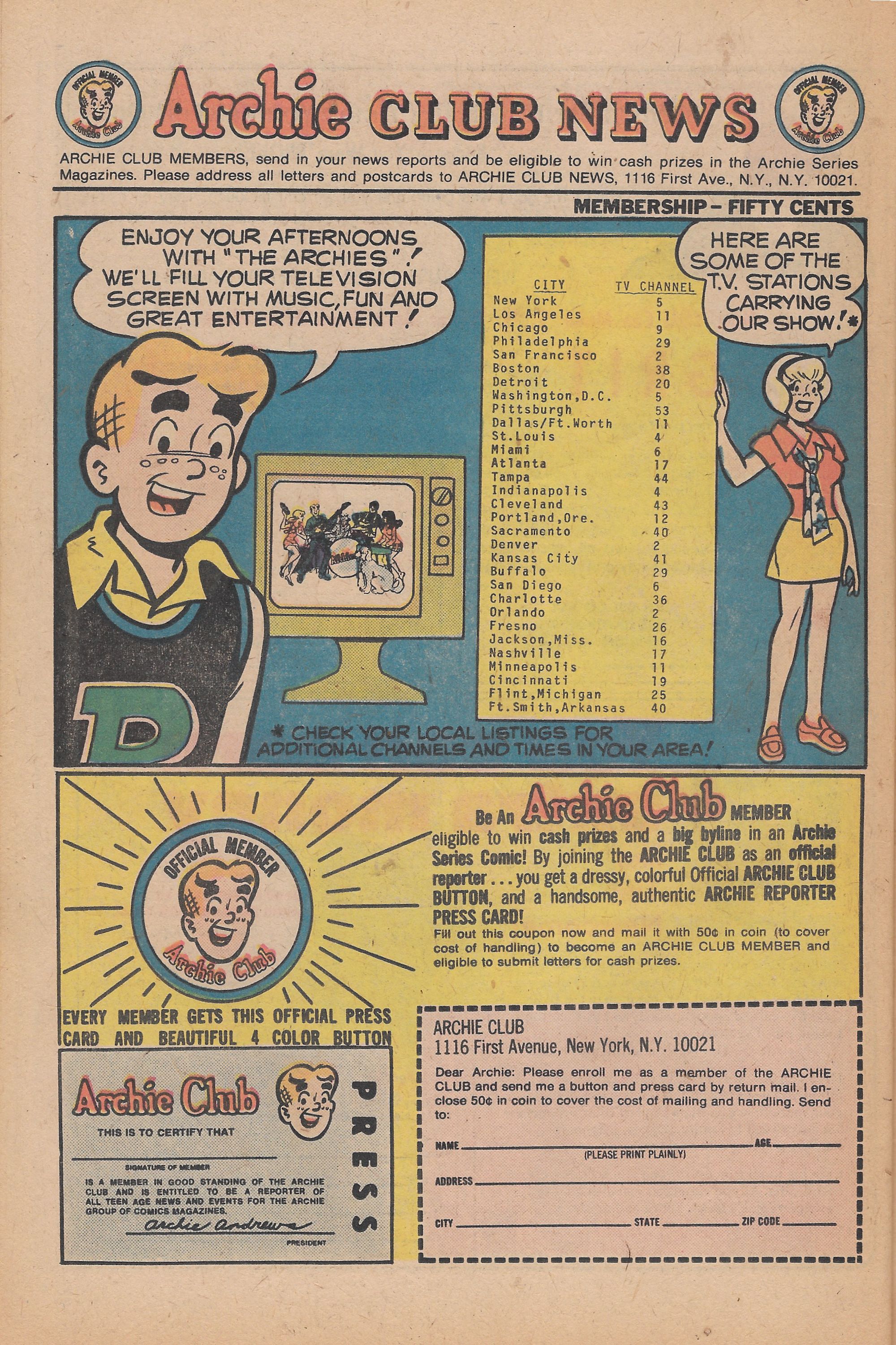 Read online Jughead's Jokes comic -  Issue #53 - 26