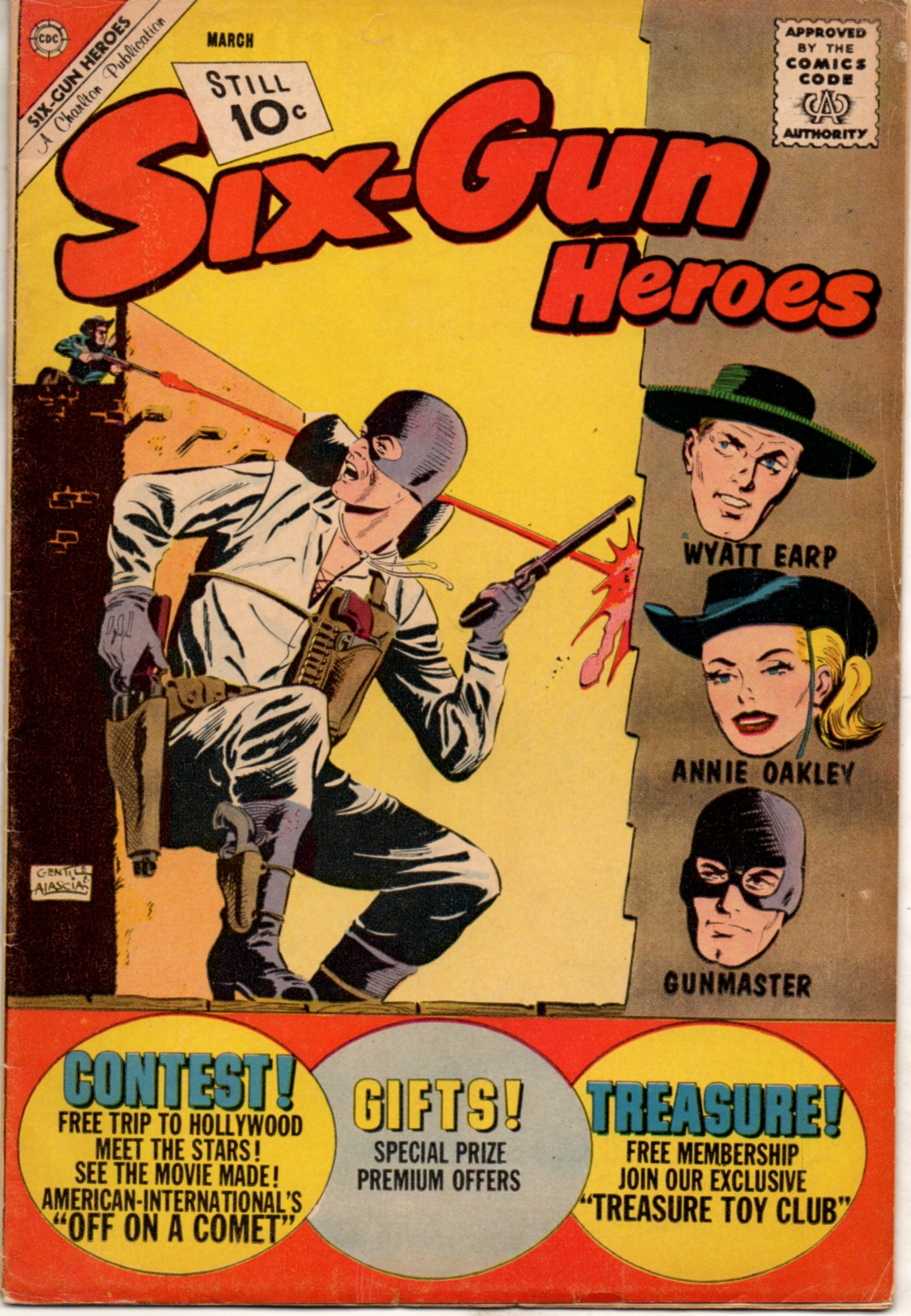 Read online Six-Gun Heroes comic -  Issue #67 - 1