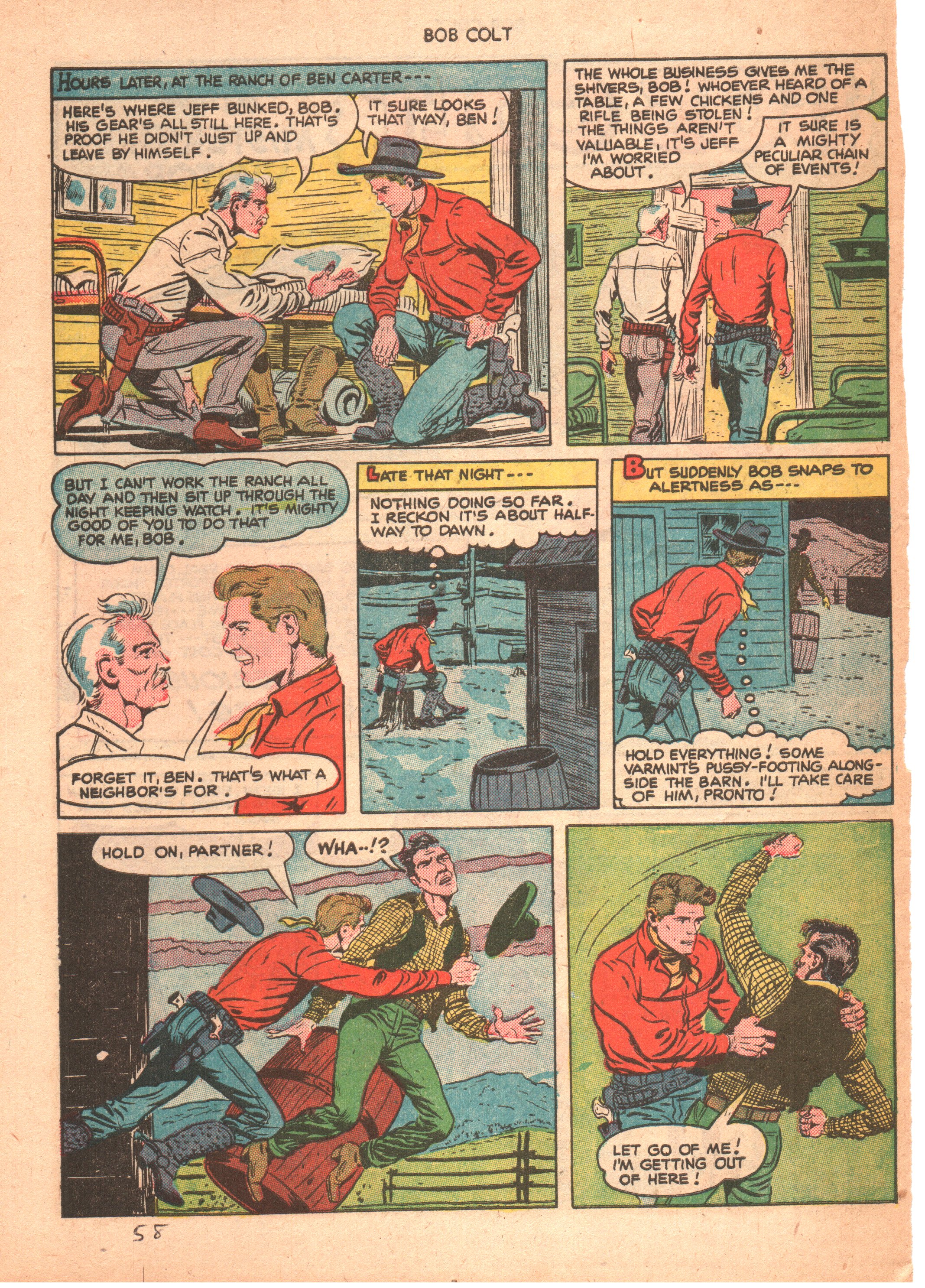 Read online Bob Colt Western comic -  Issue #6 - 25