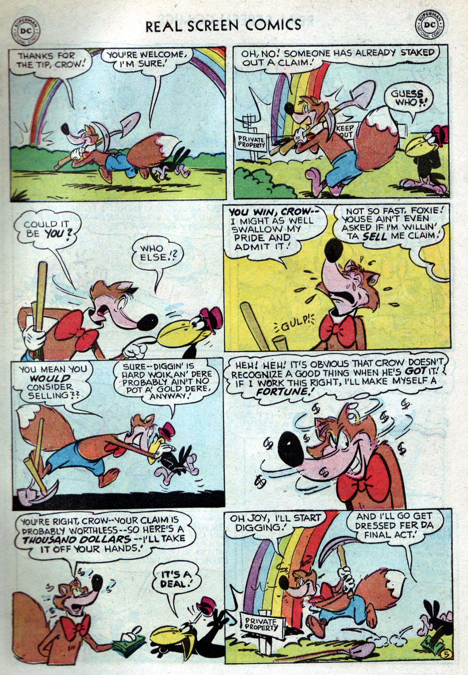Read online Real Screen Comics comic -  Issue #116 - 7
